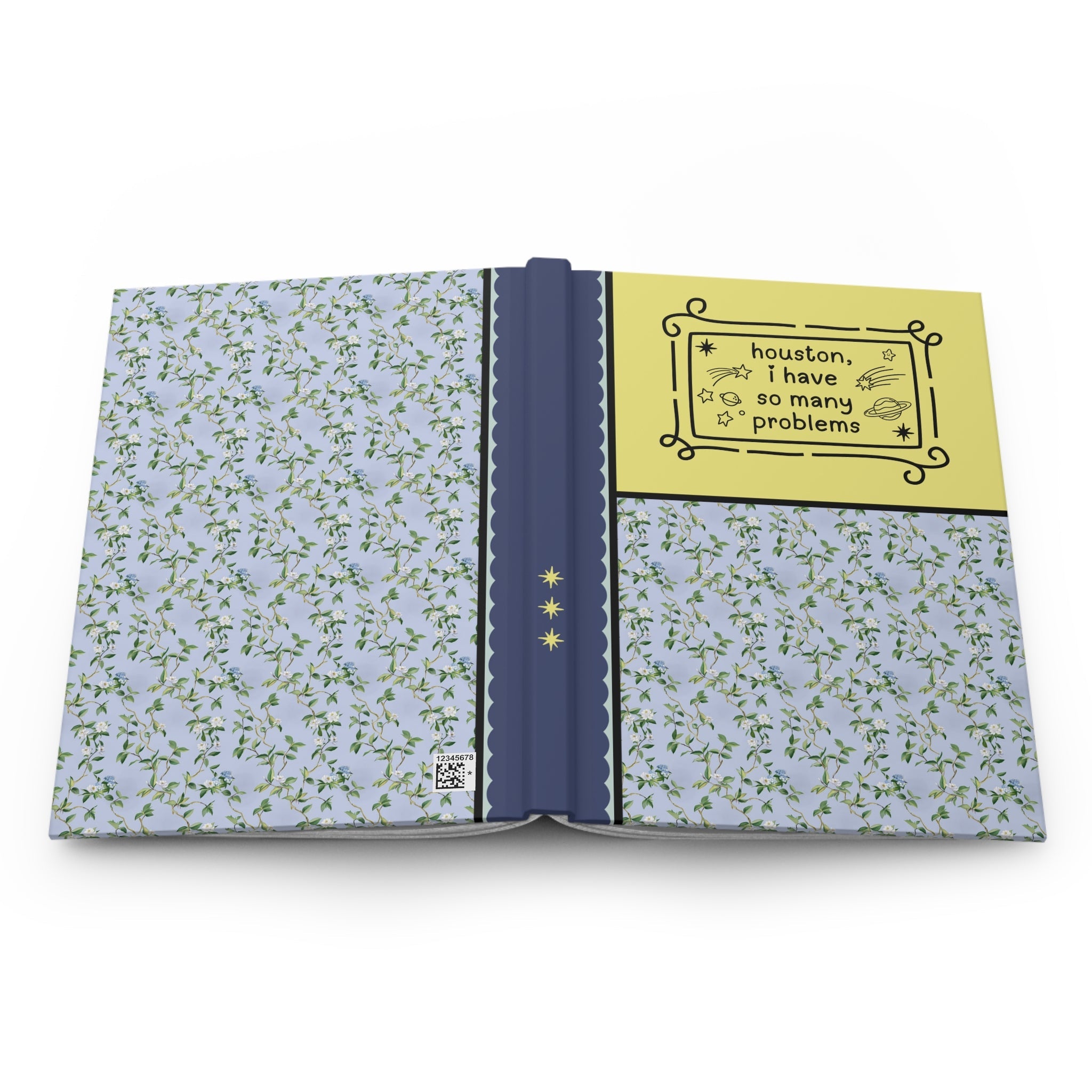 Silly Floral Notebook for Writer: So Many Problems - Opal and June