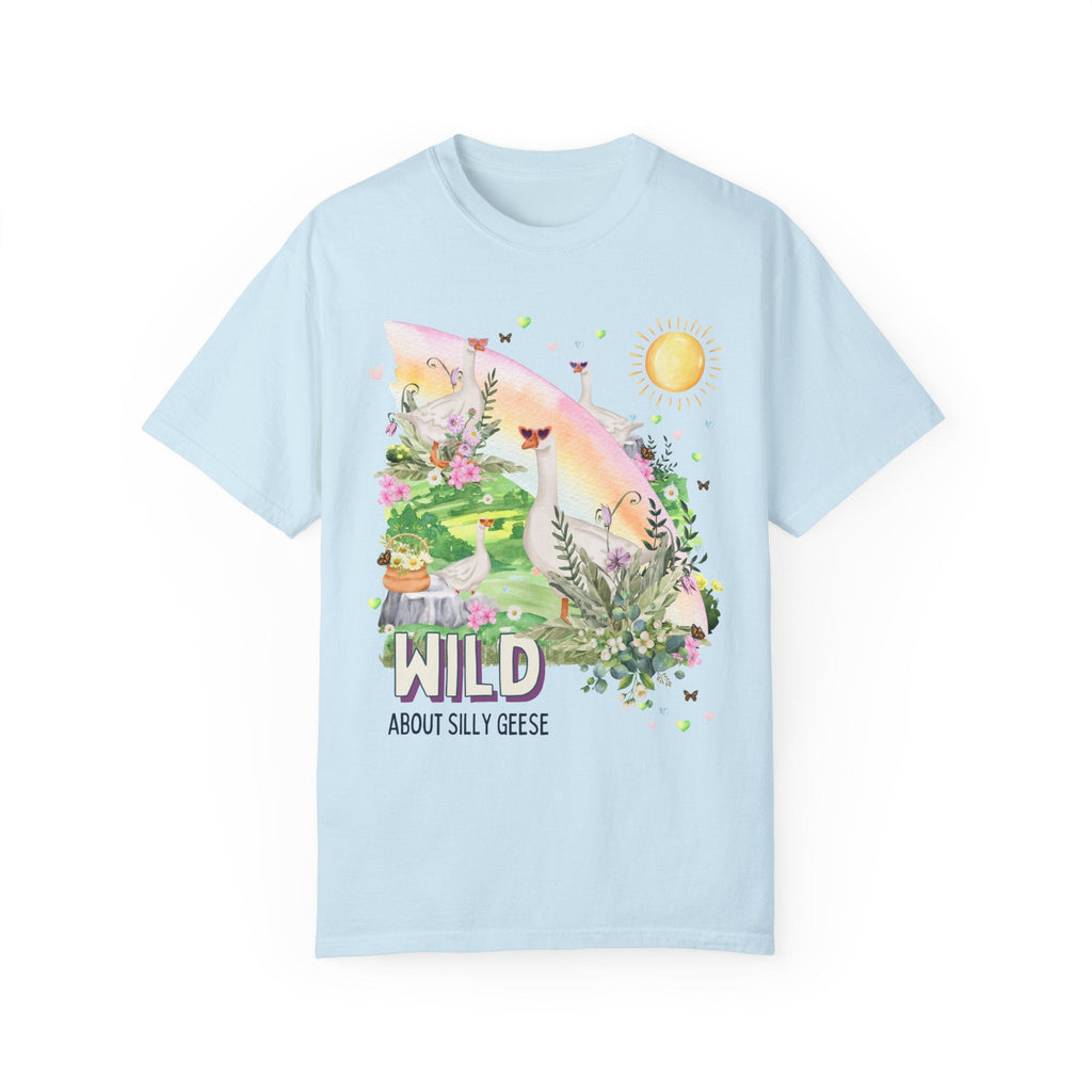 Silly Geese Tee Shirt with Flowers - Opal and June