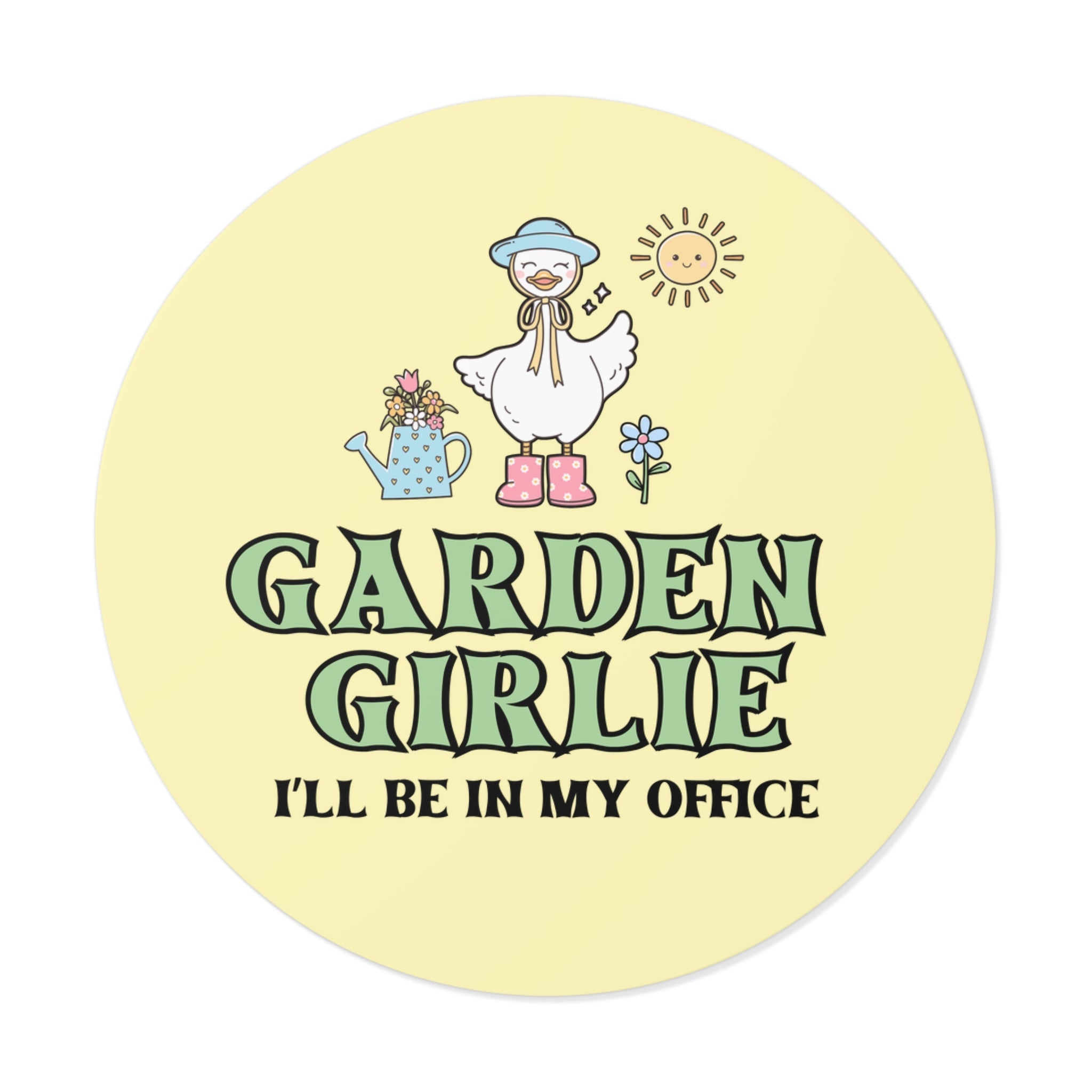 Silly Goose Gardening Sticker - Opal and June