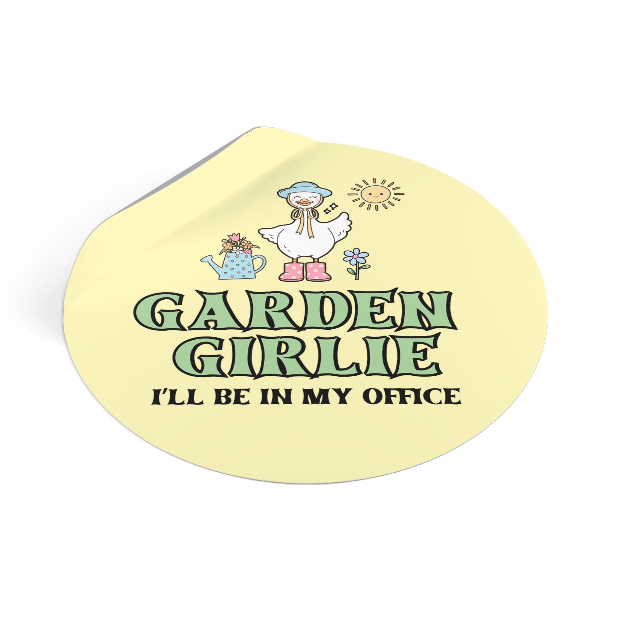 Silly Goose Gardening Sticker - Opal and June