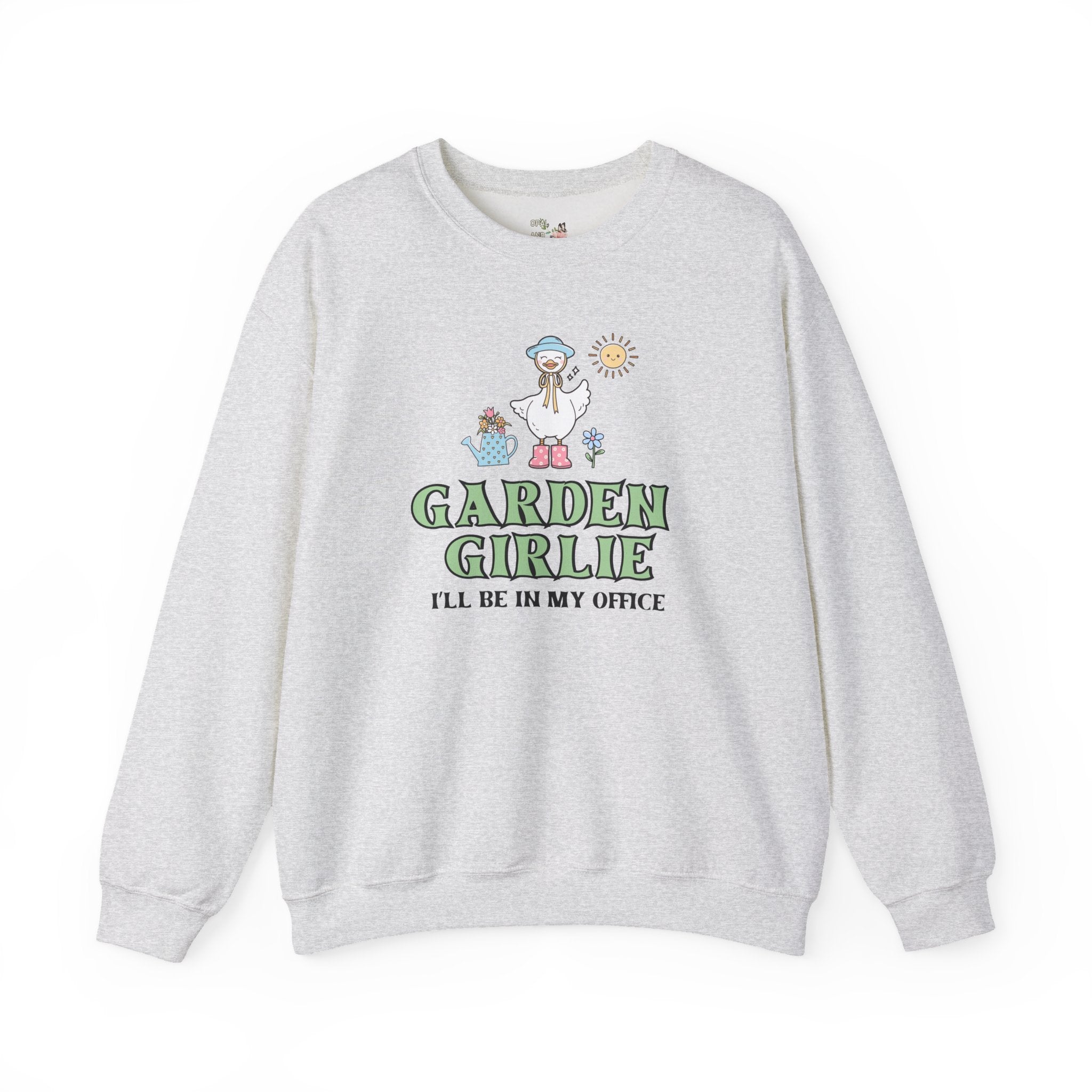Silly Goose Gardening Sweatshirt with 90s Aesthetic: Garden Girlie, I'll Be In My Office, Cut Flower Gardener or Flower Farmer Shirt for Mom - Opal and June
