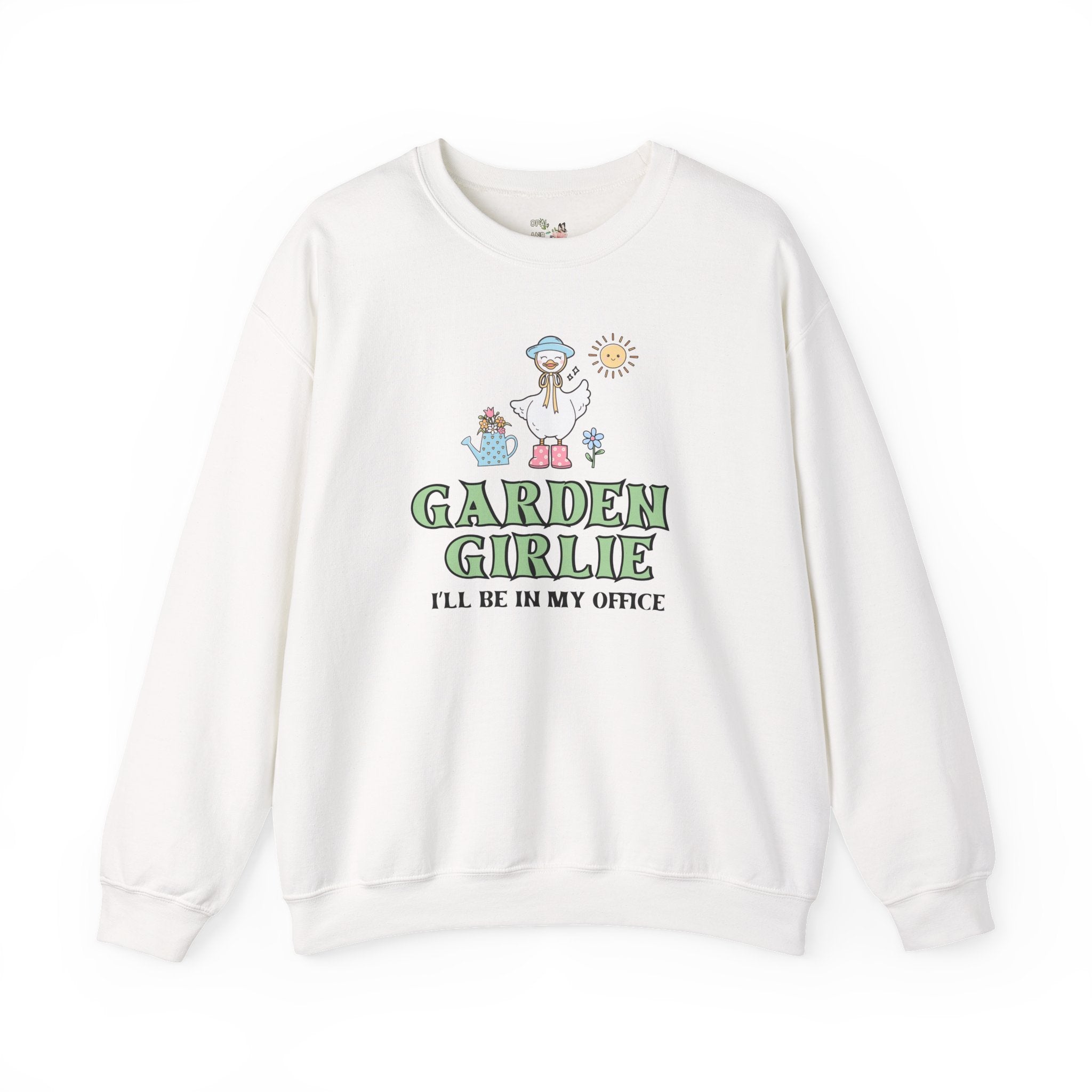 Silly Goose Gardening Sweatshirt with 90s Aesthetic: Garden Girlie, I'll Be In My Office, Cut Flower Gardener or Flower Farmer Shirt for Mom - Opal and June