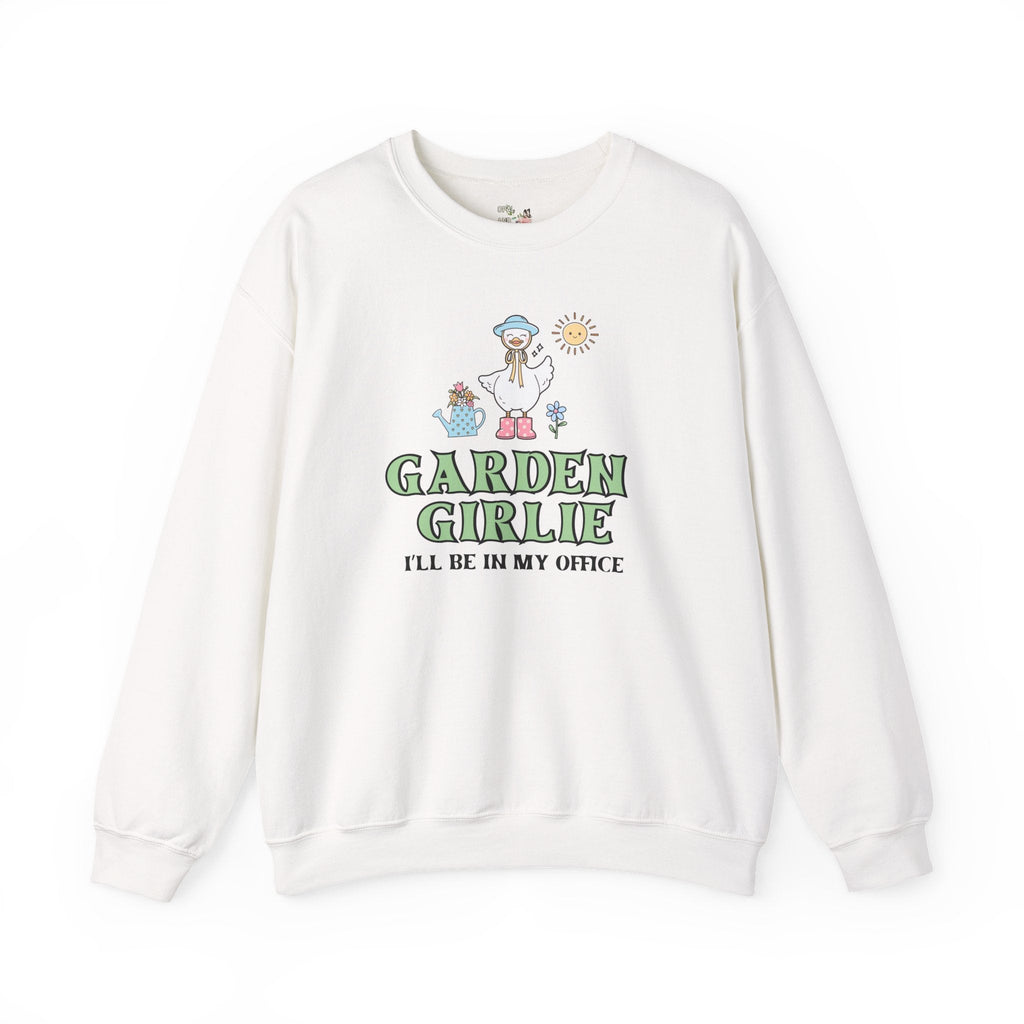 Silly Goose Gardening Sweatshirt with 90s Aesthetic: Garden Girlie, I'll Be In My Office, Cut Flower Gardener or Flower Farmer Shirt for Mom - Opal and June