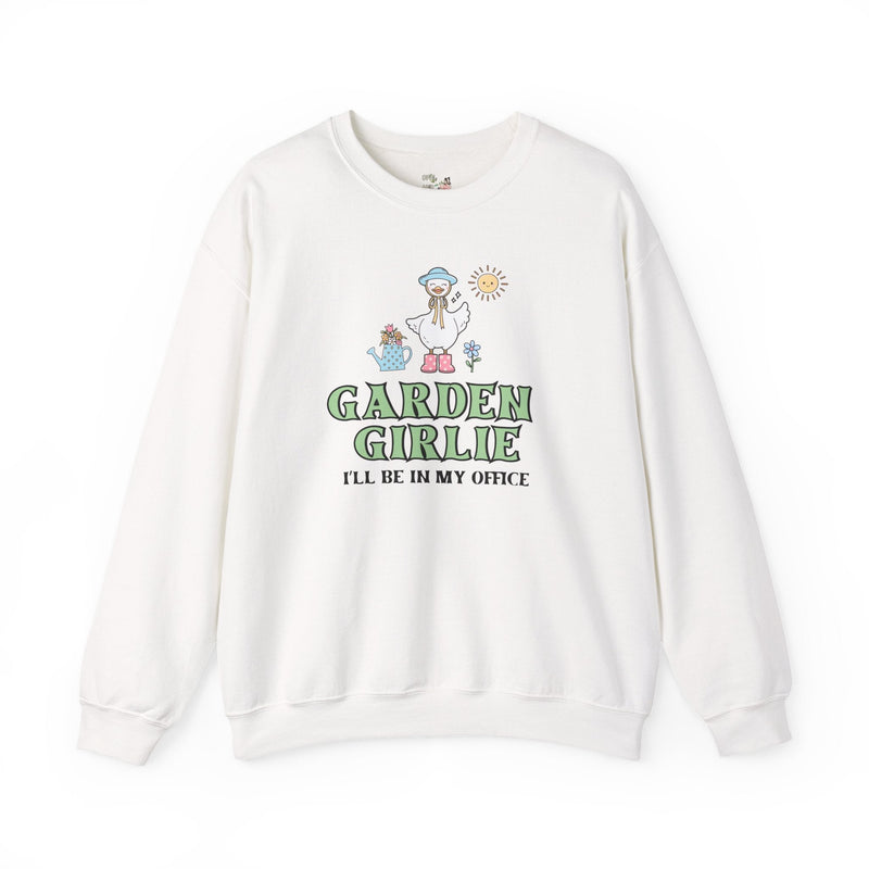 Silly Goose Gardening Sweatshirt with 90s Aesthetic: Garden Girlie, I'll Be In My Office, Cut Flower Gardener or Flower Farmer Shirt for Mom - Opal and June