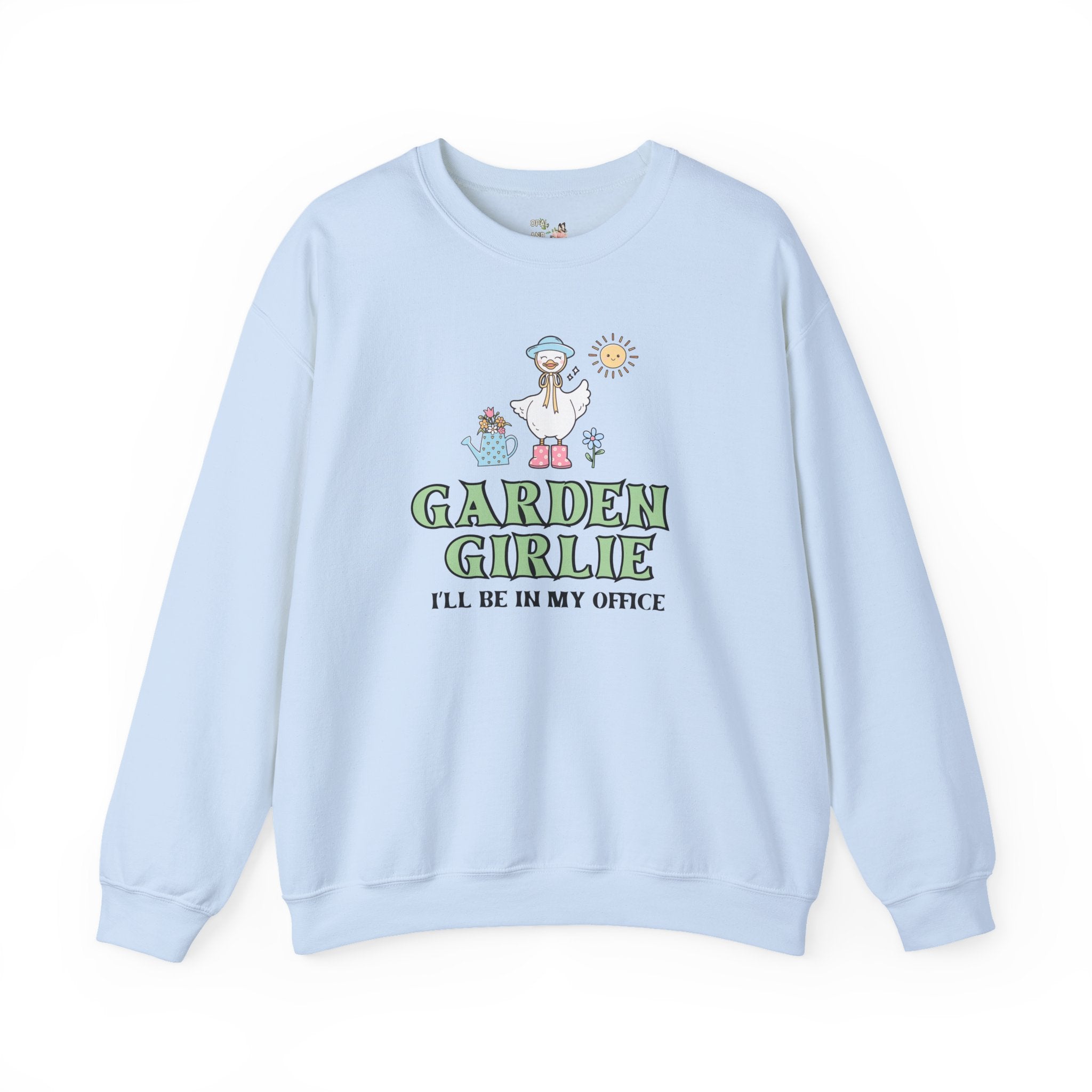 Silly Goose Gardening Sweatshirt with 90s Aesthetic: Garden Girlie, I'll Be In My Office, Cut Flower Gardener or Flower Farmer Shirt for Mom - Opal and June