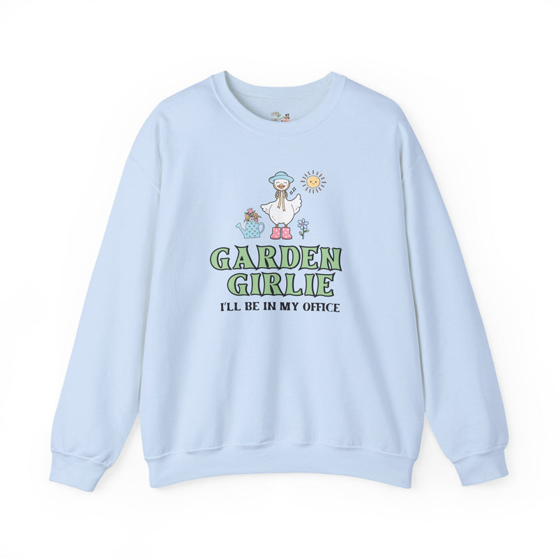 Silly Goose Gardening Sweatshirt with 90s Aesthetic: Garden Girlie, I'll Be In My Office, Cut Flower Gardener or Flower Farmer Shirt for Mom - Opal and June