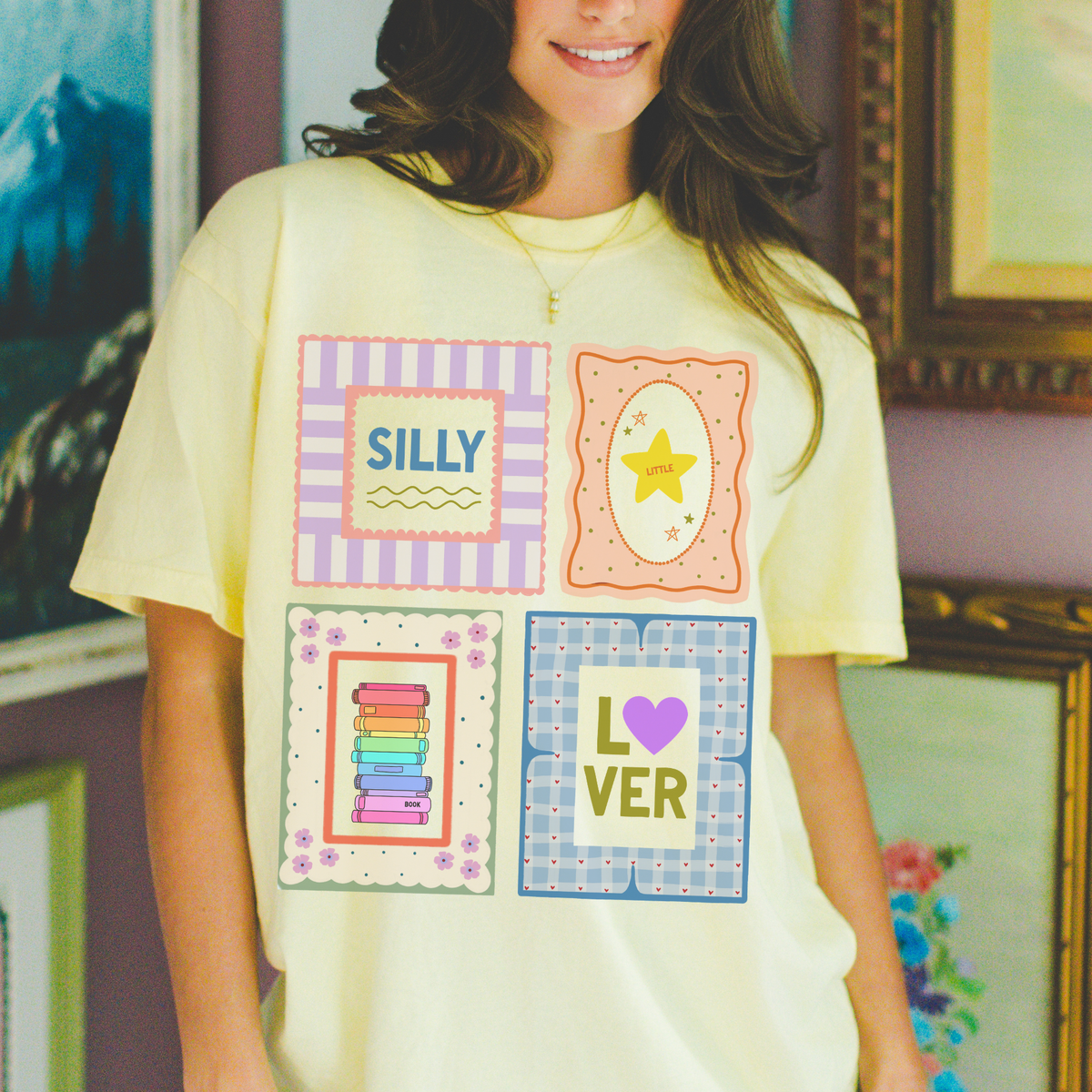 Silly Little Book Lover Tee Shirt - Opal and June