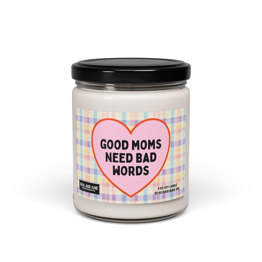 Silly Mama Candle with Cute 90s Retro Aesthetic: 9 Oz Soy Candle | Funny Birthday Gift for New Mom Who Loves to Swear, Gift from Daughter - Opal and June