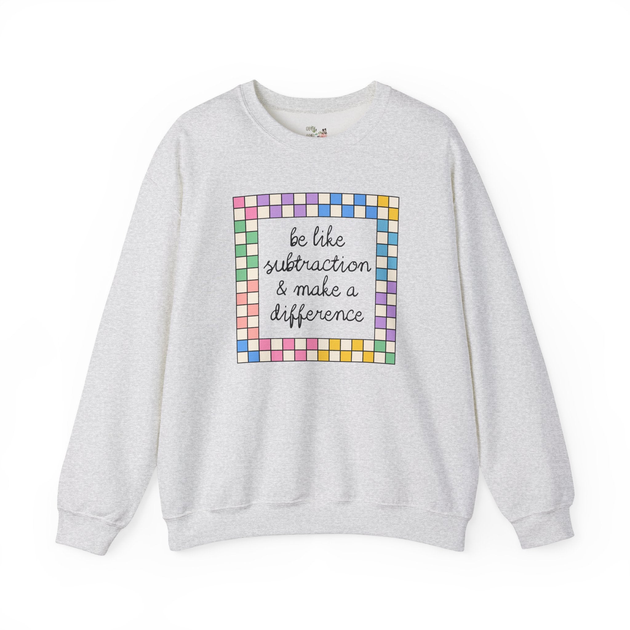 Silly Math Teacher Sweatshirt for Math Education Major, Cute Student Teacher Present, New Teaching Job Gift for Math Professor, Funny Saying - Opal and June