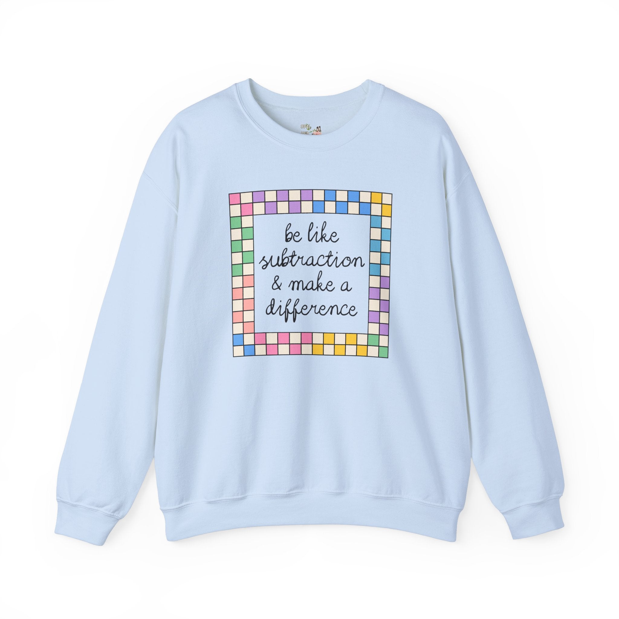 Silly Math Teacher Sweatshirt for Math Education Major, Cute Student Teacher Present, New Teaching Job Gift for Math Professor, Funny Saying - Opal and June