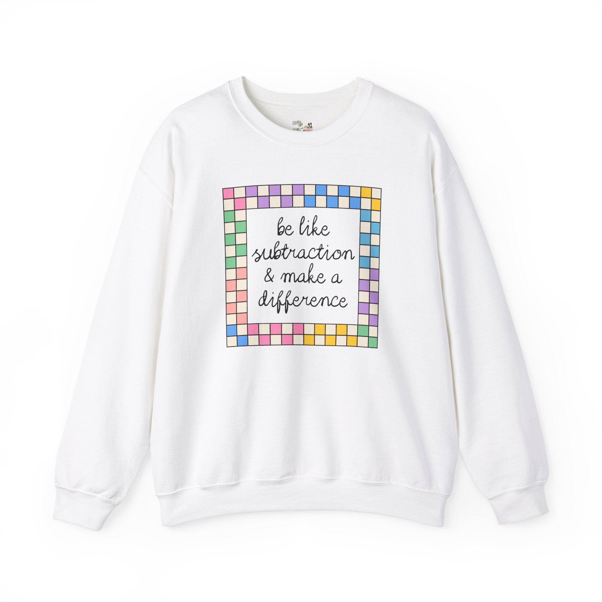Silly Math Teacher Sweatshirt for Math Education Major, Cute Student Teacher Present, New Teaching Job Gift for Math Professor, Funny Saying - Opal and June