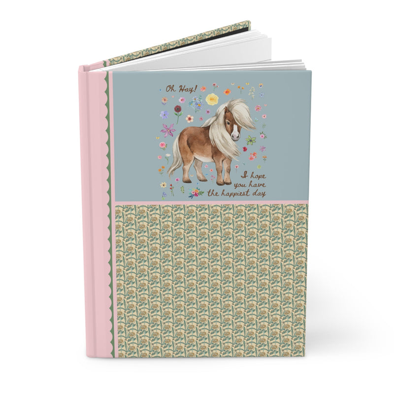 Silly Mini Horse Notebook - Opal and June