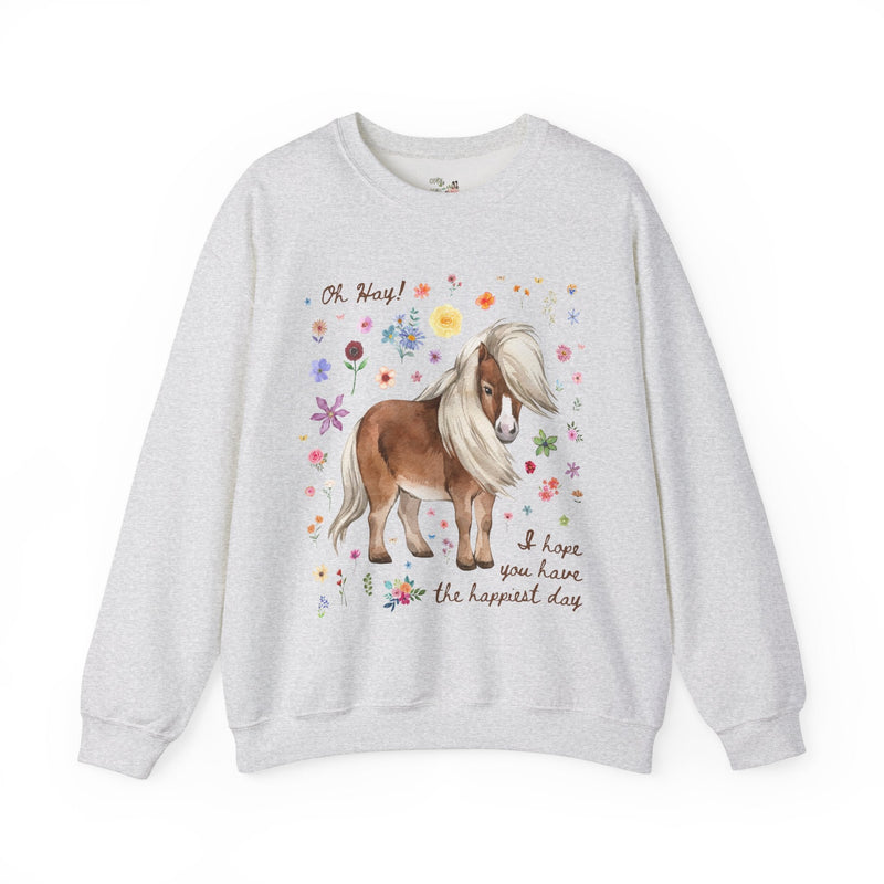 Silly Mini Horse Sweatshirt - Opal and June