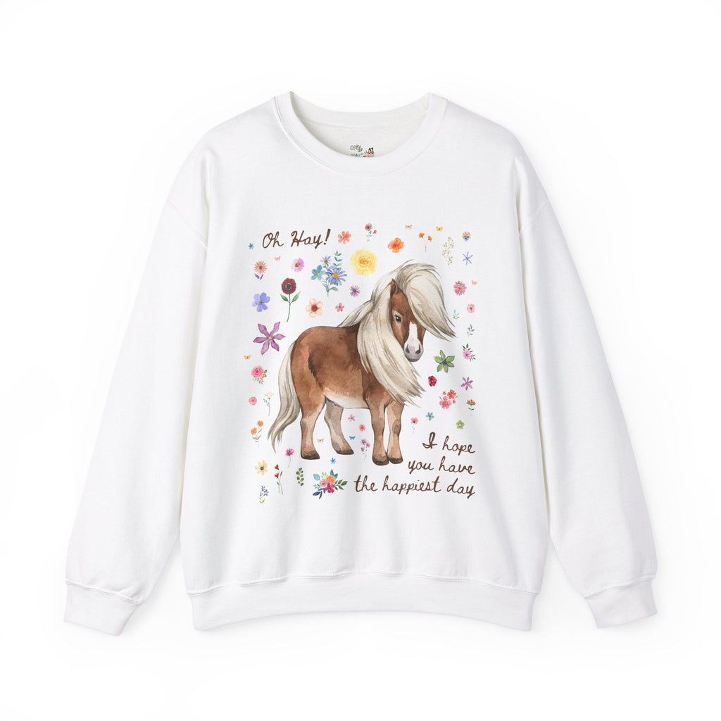 Silly Mini Horse Sweatshirt - Opal and June