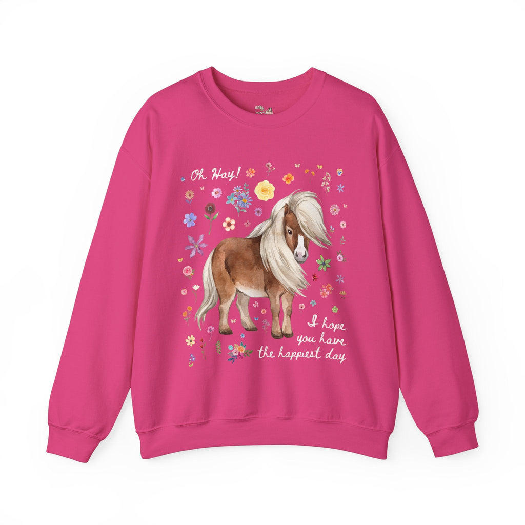 Silly Mini Horse Sweatshirt - Opal and June