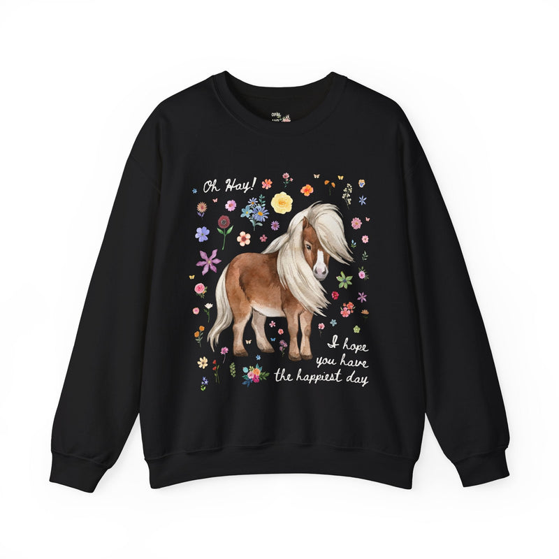 Silly Mini Horse Sweatshirt - Opal and June