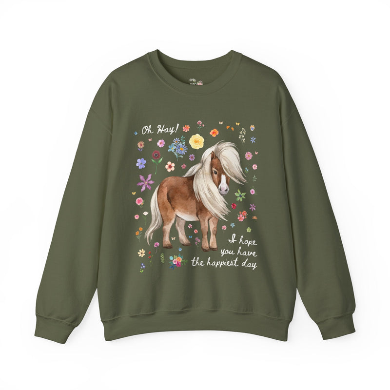 Silly Mini Horse Sweatshirt - Opal and June