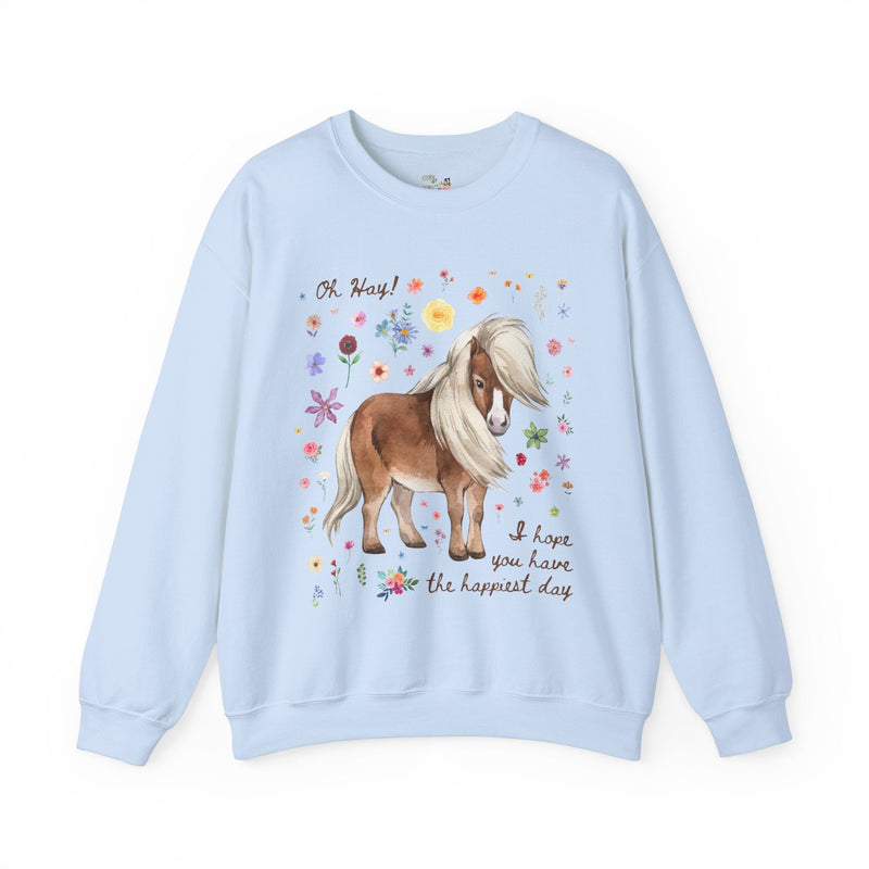 Silly Mini Horse Sweatshirt - Opal and June