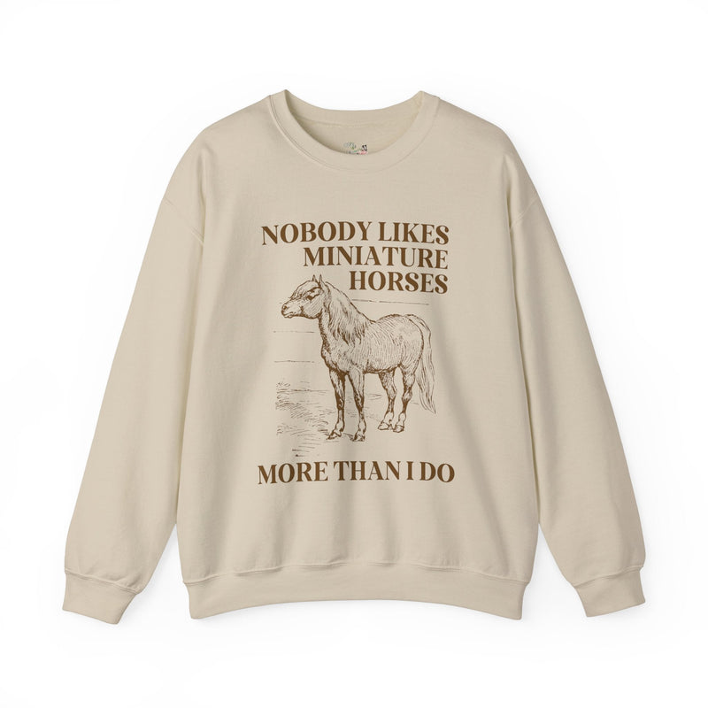 Silly Miniature Horse Lover Sweatshirt - Opal and June