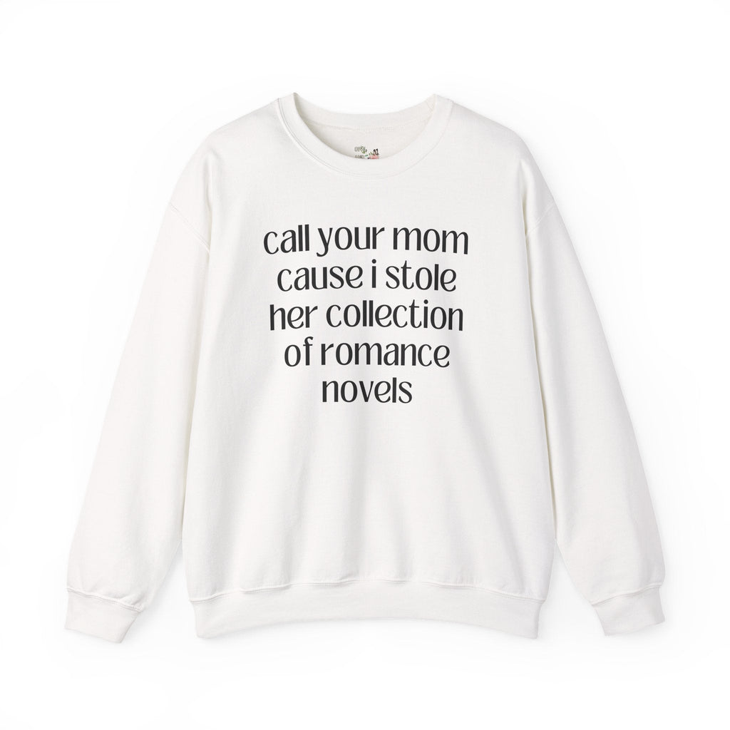 Silly Romance Reader Sweatshirt for Bookworm Who Loves Historical Romance or Romantasy Books, Funny Librarian Shirt for Book Lover or Author - Opal and June