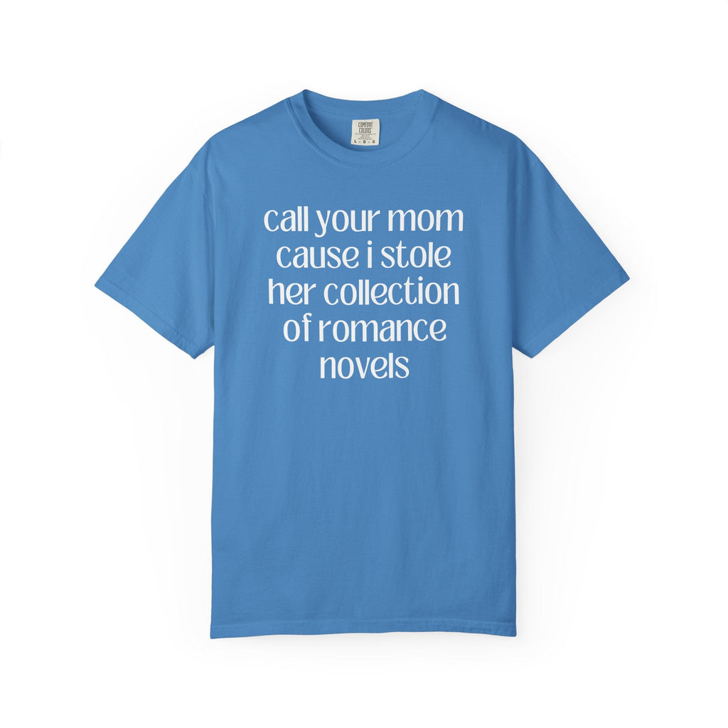 Silly Romance Reader T-Shirt for Bookworm Who Loves Historical Romance or Romantasy Books, Funny Librarian T-Shirt for Book Lover or Author - Opal and June