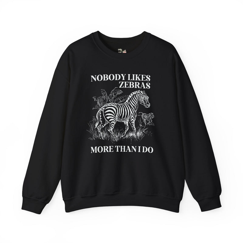 Silly Zebra Lover Sweatshirt, Animal Lover, Trip to Zoo, Wildlife Ecology Biology Teacher Shirt, Birthday Gift for Sister Who Loves Zebras - Opal and June
