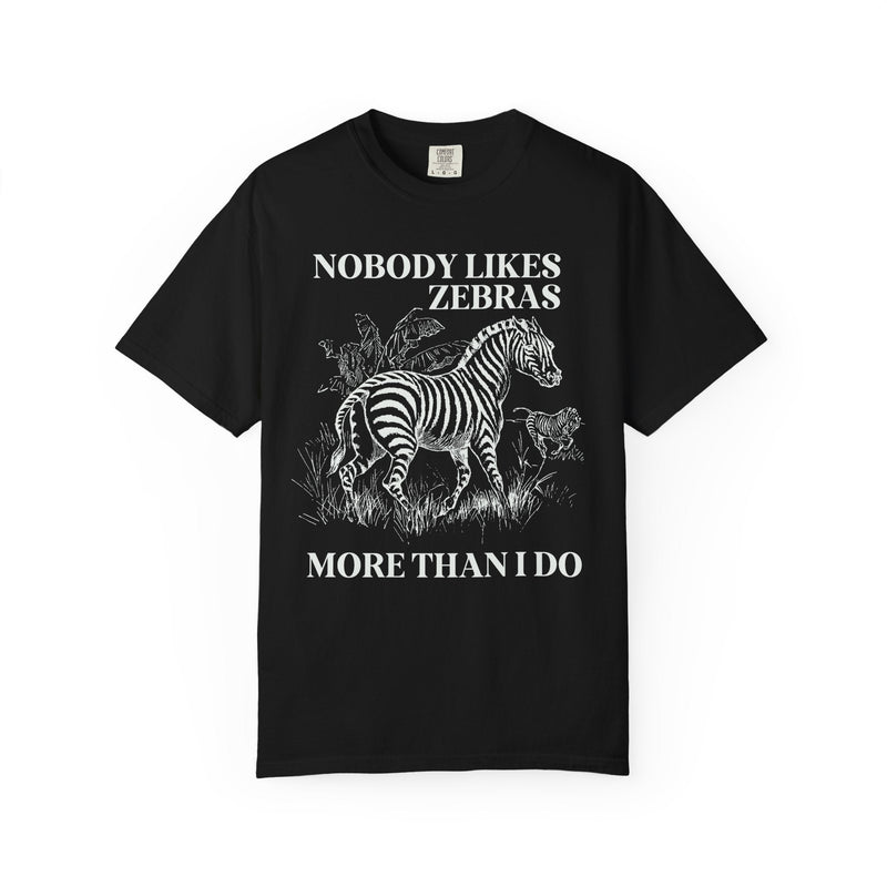 Silly Zebra Lover Tee Shirt for Animal Lover, Trip to Zoo, Wildlife Ecology Biology Teacher Shirt, Birthday Gift for Sister Who Loves Zebras - Opal and June