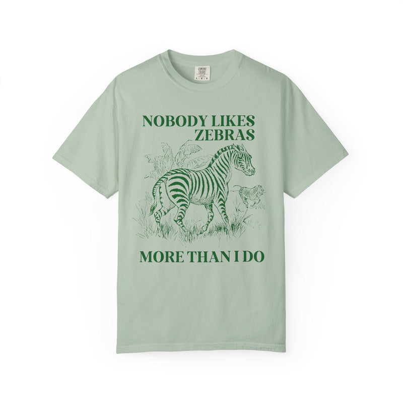 Silly Zebra Lover Tee Shirt for Animal Lover, Trip to Zoo, Wildlife Ecology Biology Teacher Shirt, Birthday Gift for Sister Who Loves Zebras - Opal and June