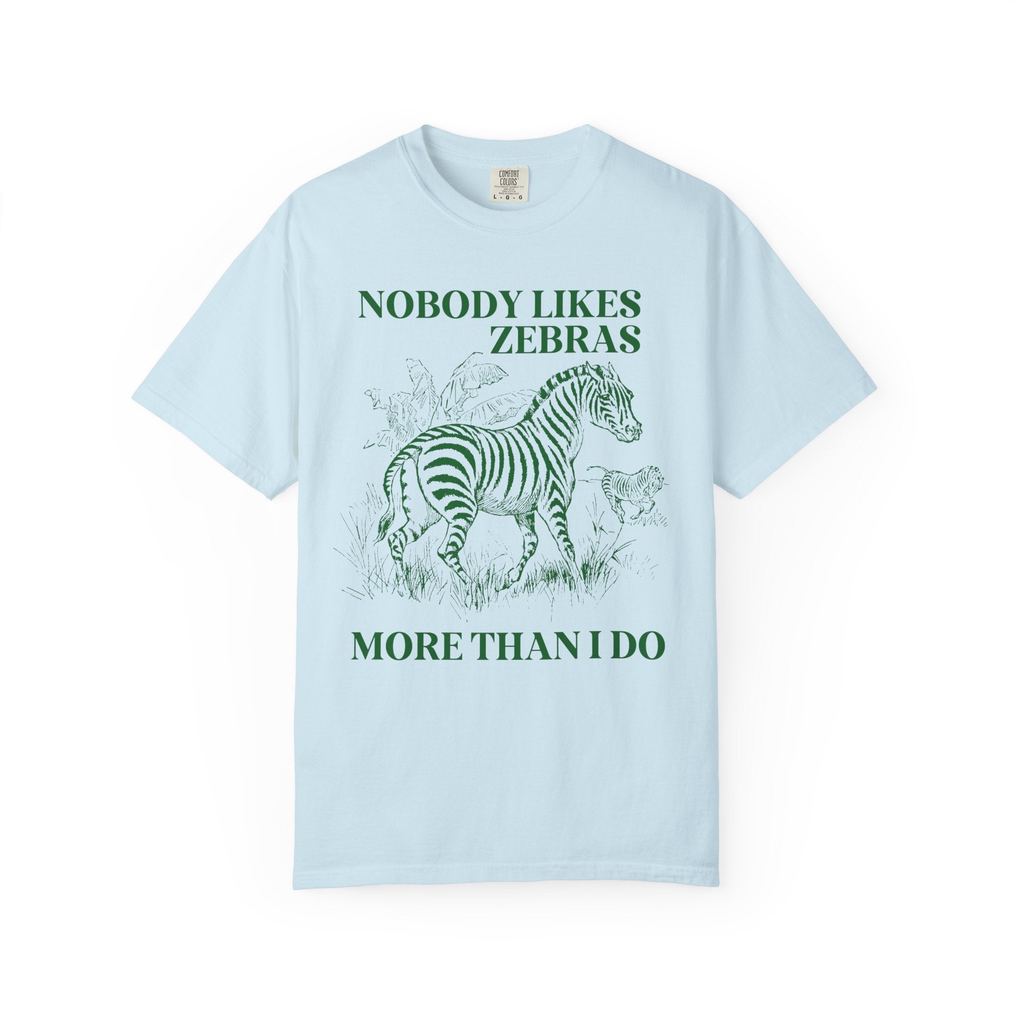 Silly Zebra Lover Tee Shirt for Animal Lover, Trip to Zoo, Wildlife Ecology Biology Teacher Shirt, Birthday Gift for Sister Who Loves Zebras - Opal and June