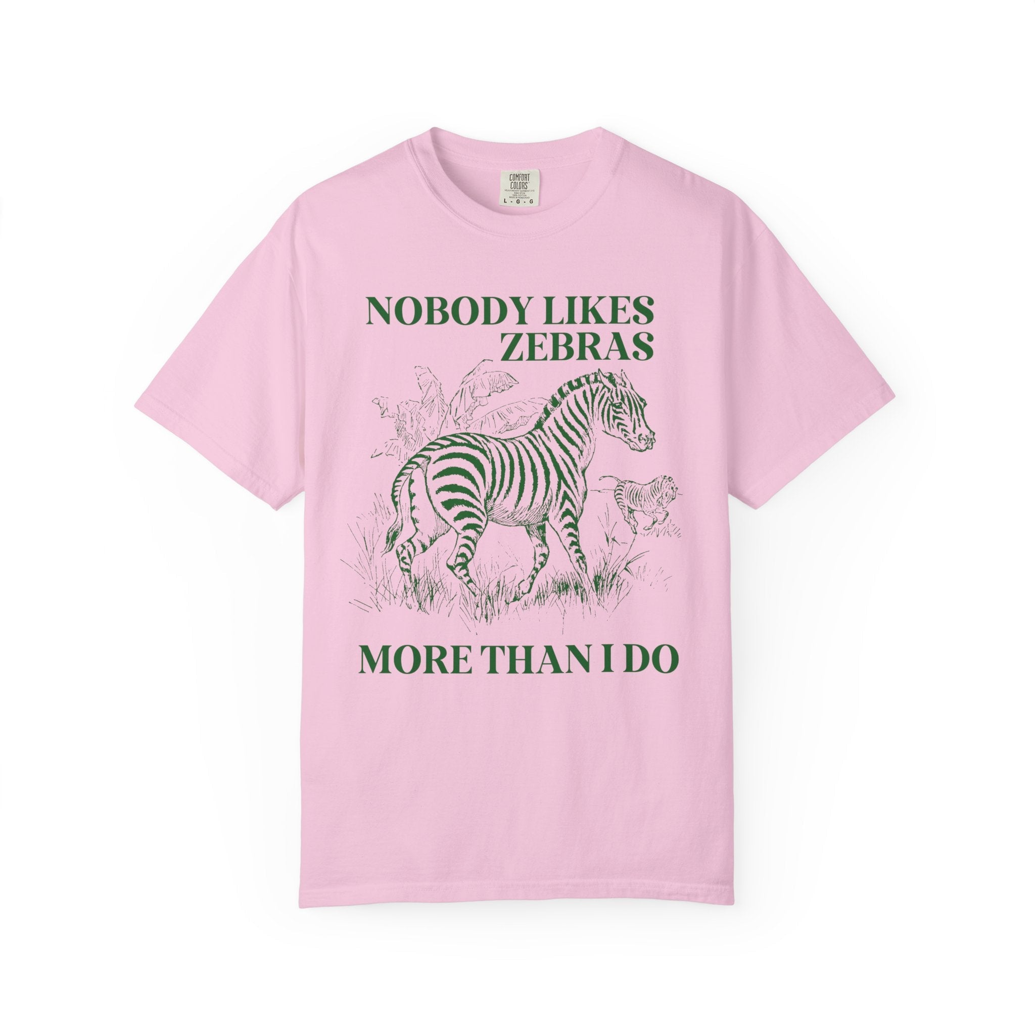 Silly Zebra Lover Tee Shirt for Animal Lover, Trip to Zoo, Wildlife Ecology Biology Teacher Shirt, Birthday Gift for Sister Who Loves Zebras - Opal and June