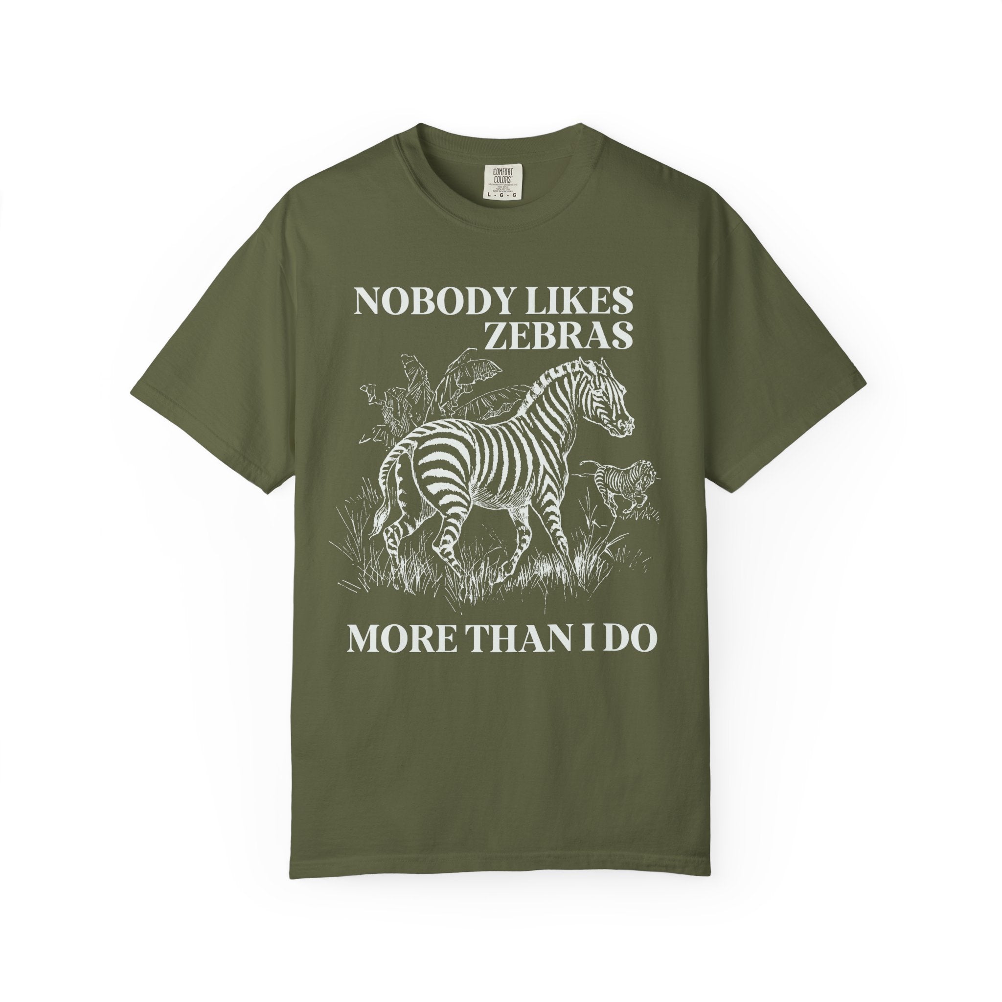 Silly Zebra Lover Tee Shirt for Animal Lover, Trip to Zoo, Wildlife Ecology Biology Teacher Shirt, Birthday Gift for Sister Who Loves Zebras - Opal and June