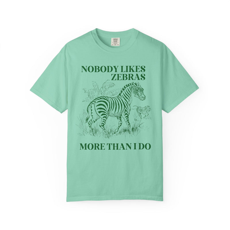 Silly Zebra Lover Tee Shirt for Animal Lover, Trip to Zoo, Wildlife Ecology Biology Teacher Shirt, Birthday Gift for Sister Who Loves Zebras - Opal and June