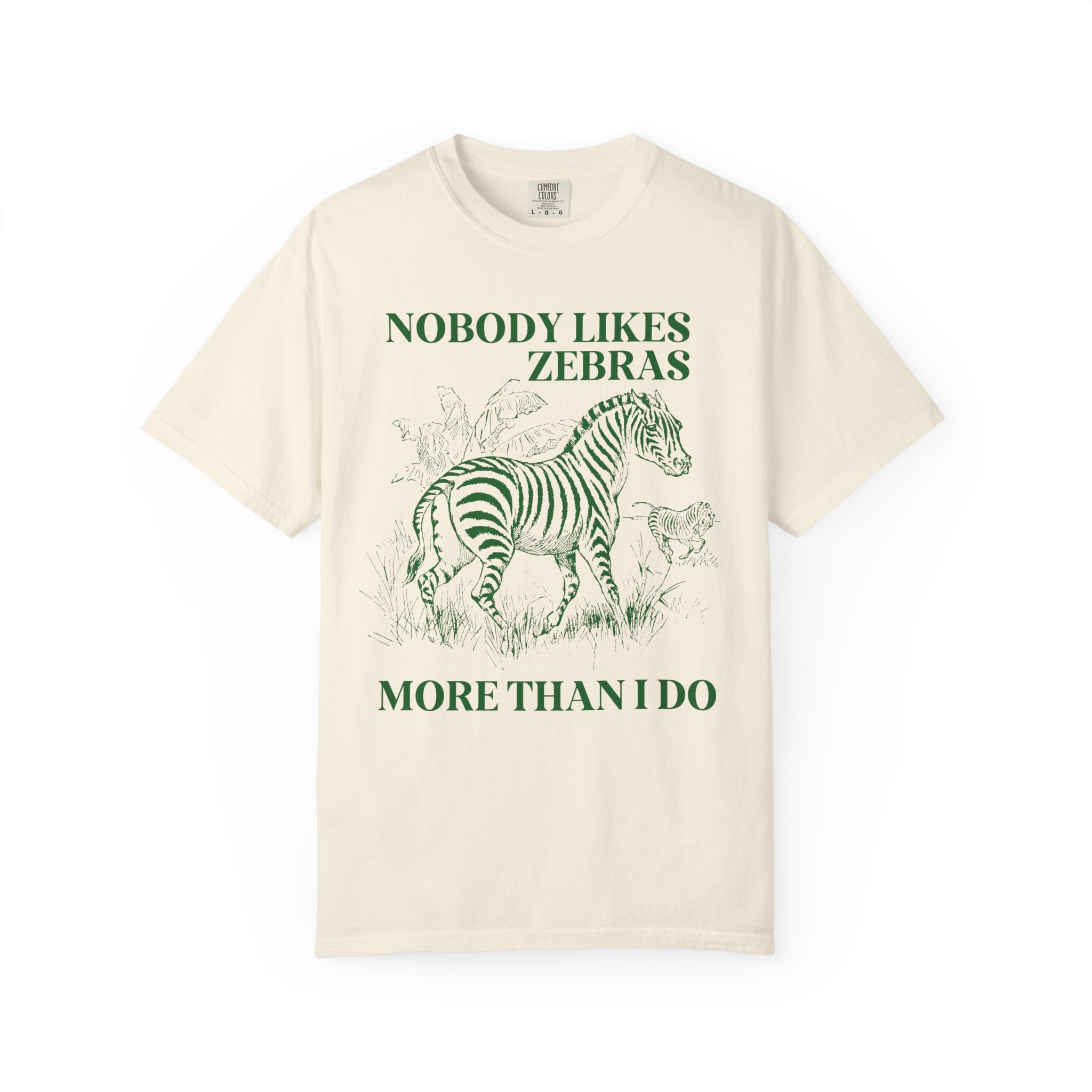 Silly Zebra Lover Tee Shirt for Animal Lover, Trip to Zoo, Wildlife Ecology Biology Teacher Shirt, Birthday Gift for Sister Who Loves Zebras - Opal and June