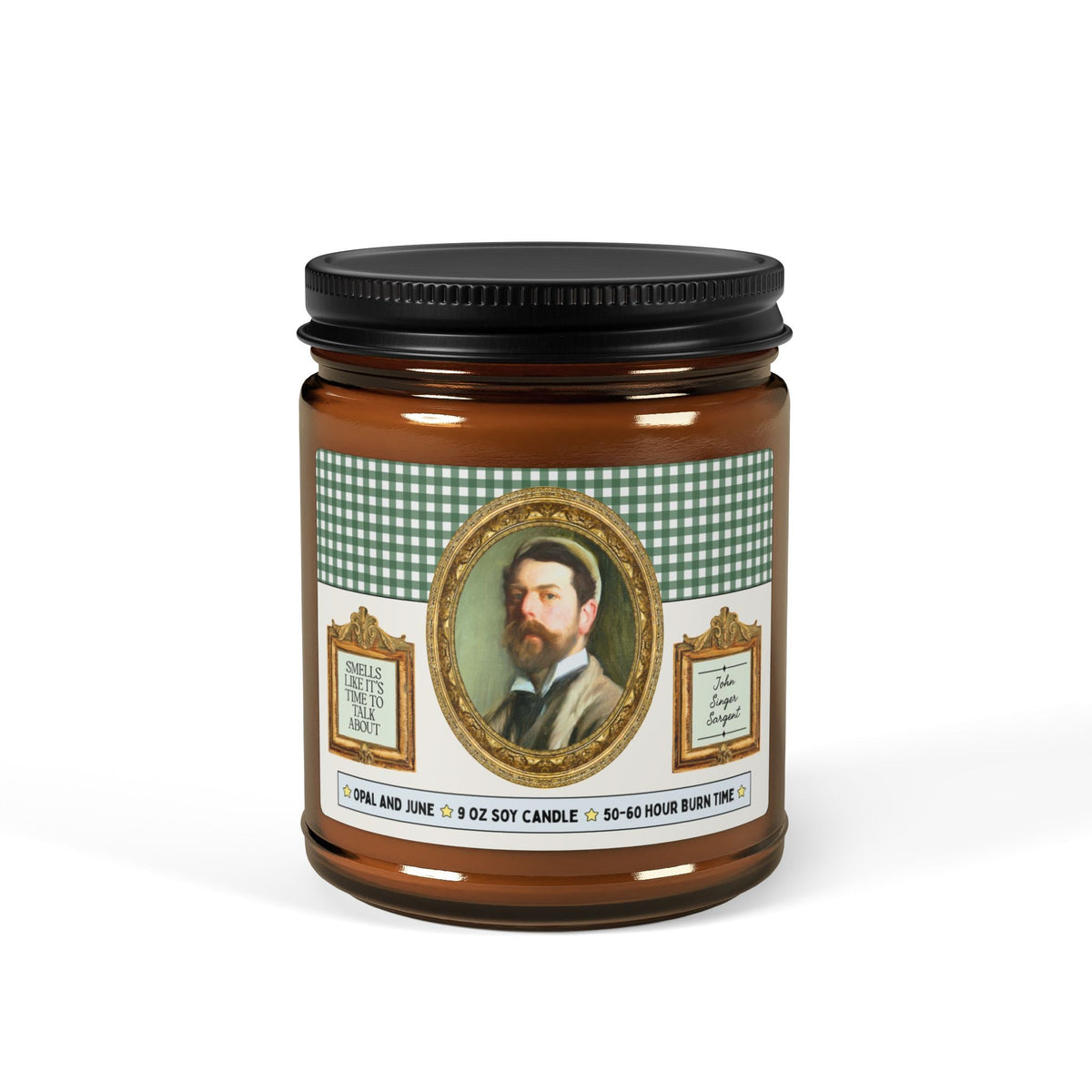 Smells Like It's Time to Talk About John Singer Sargent: 9 Oz Soy Candle for American Art History Buff, Cute American History Gift - Opal and June