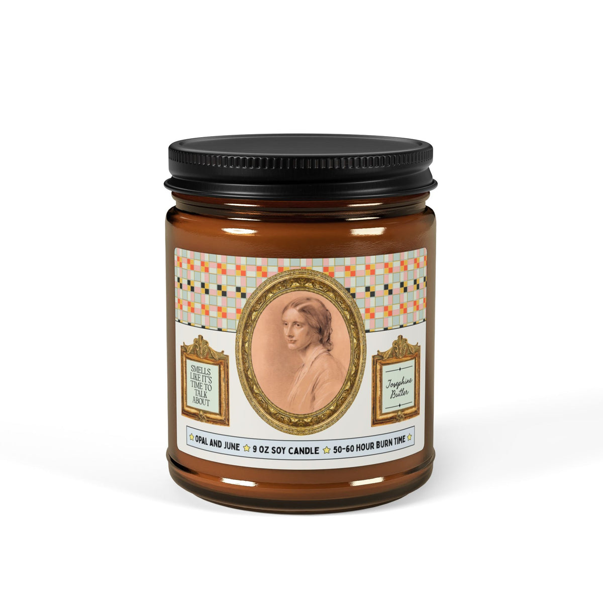 Smells Like It's Time to Talk About Josephine Butler: Colorful Maximalist History Buff Candle, 19th Century British History Social Reform - Opal and June