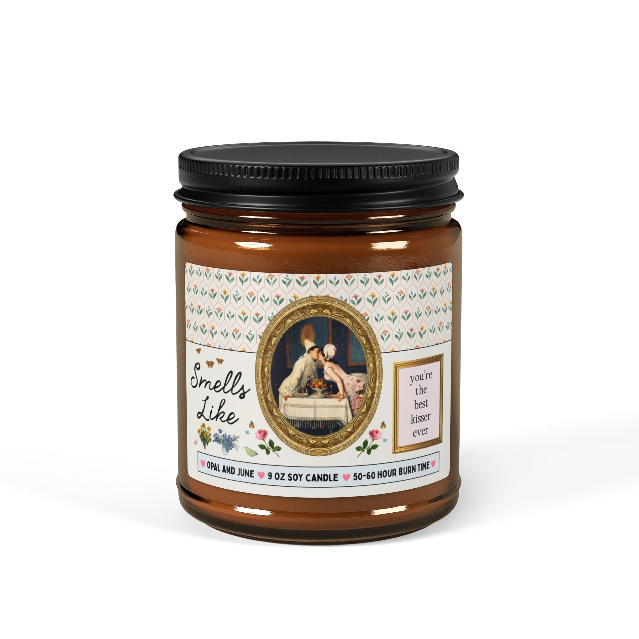 Smells Like You're the Best Kisser: 9 oz Soy Candle - Opal and June