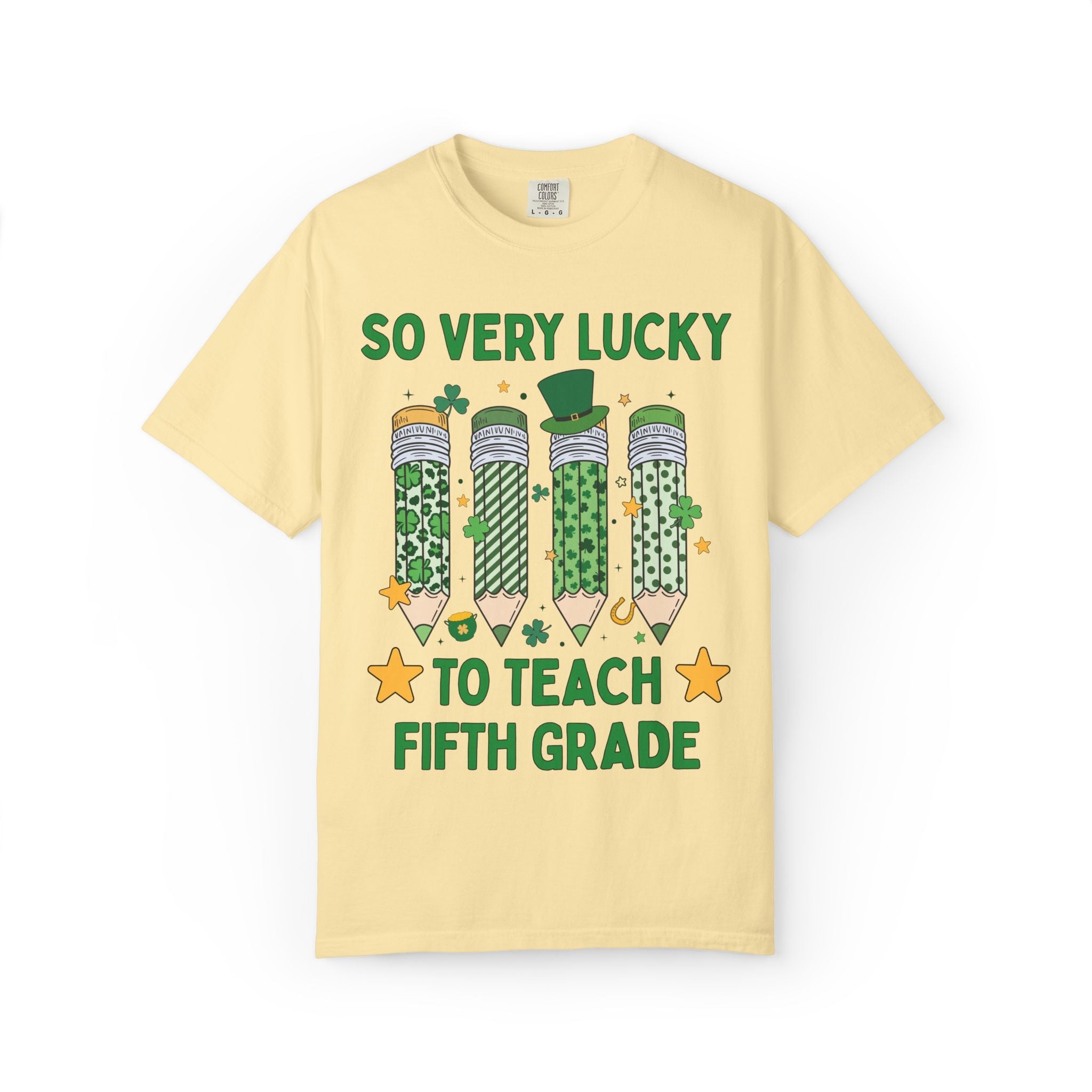 So Very Lucky To Teach Fifth Grade Tee Shirt - Opal and June