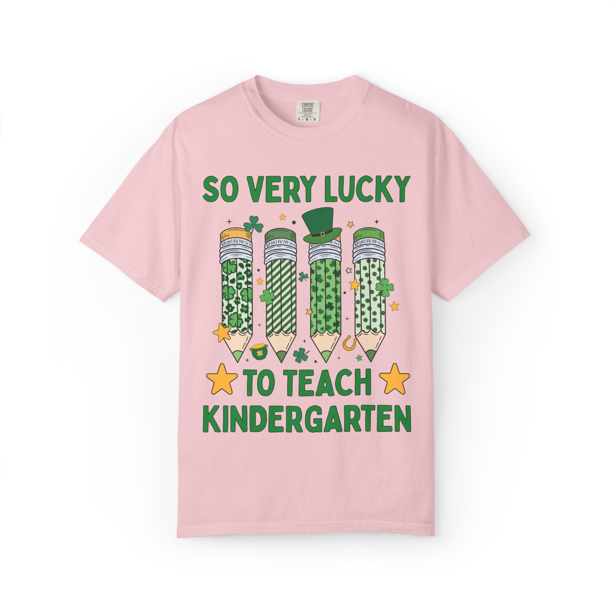 So Very Lucky To Teach Kindergarten Tee - Opal and June