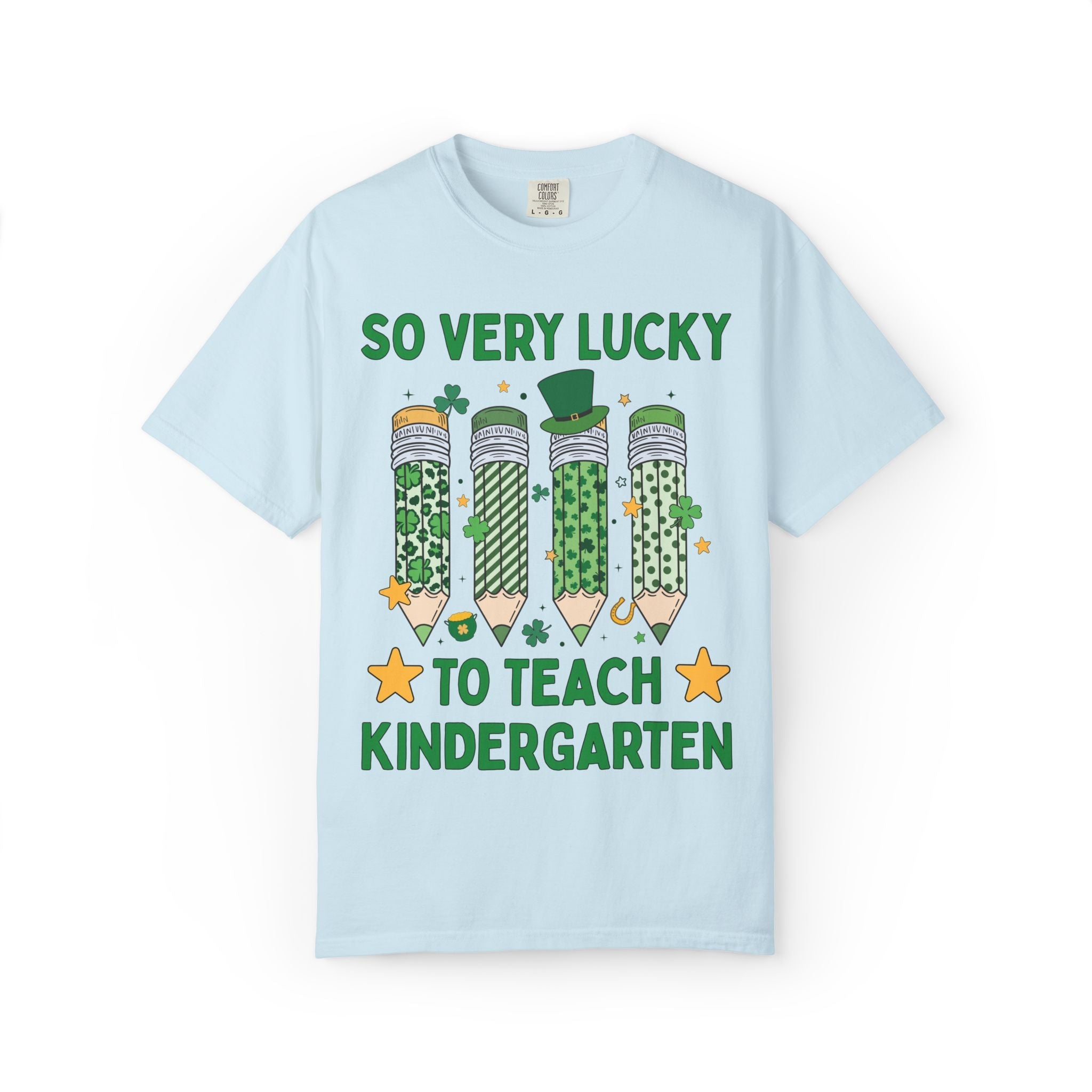 So Very Lucky To Teach Kindergarten Tee - Opal and June