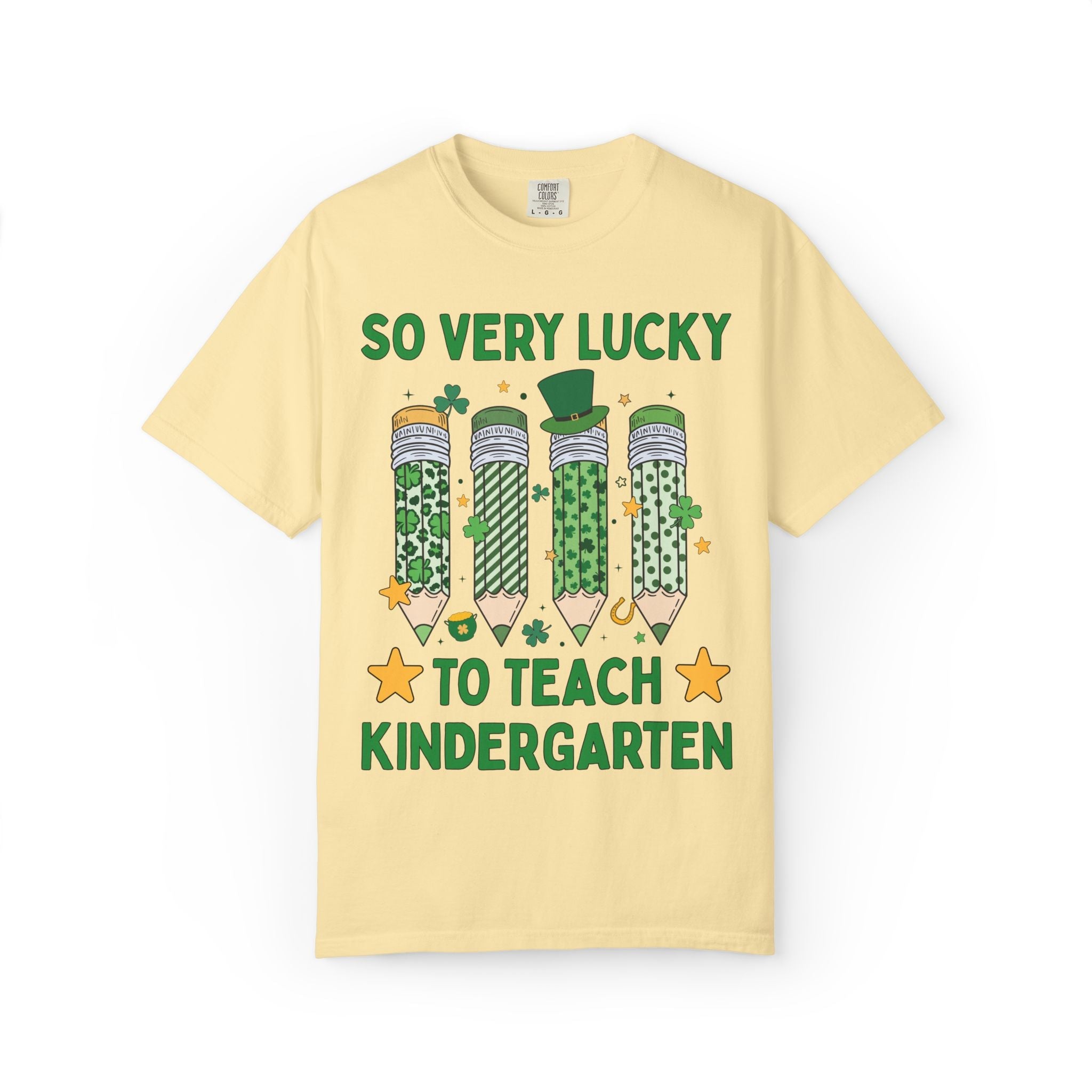 So Very Lucky To Teach Kindergarten Tee - Opal and June