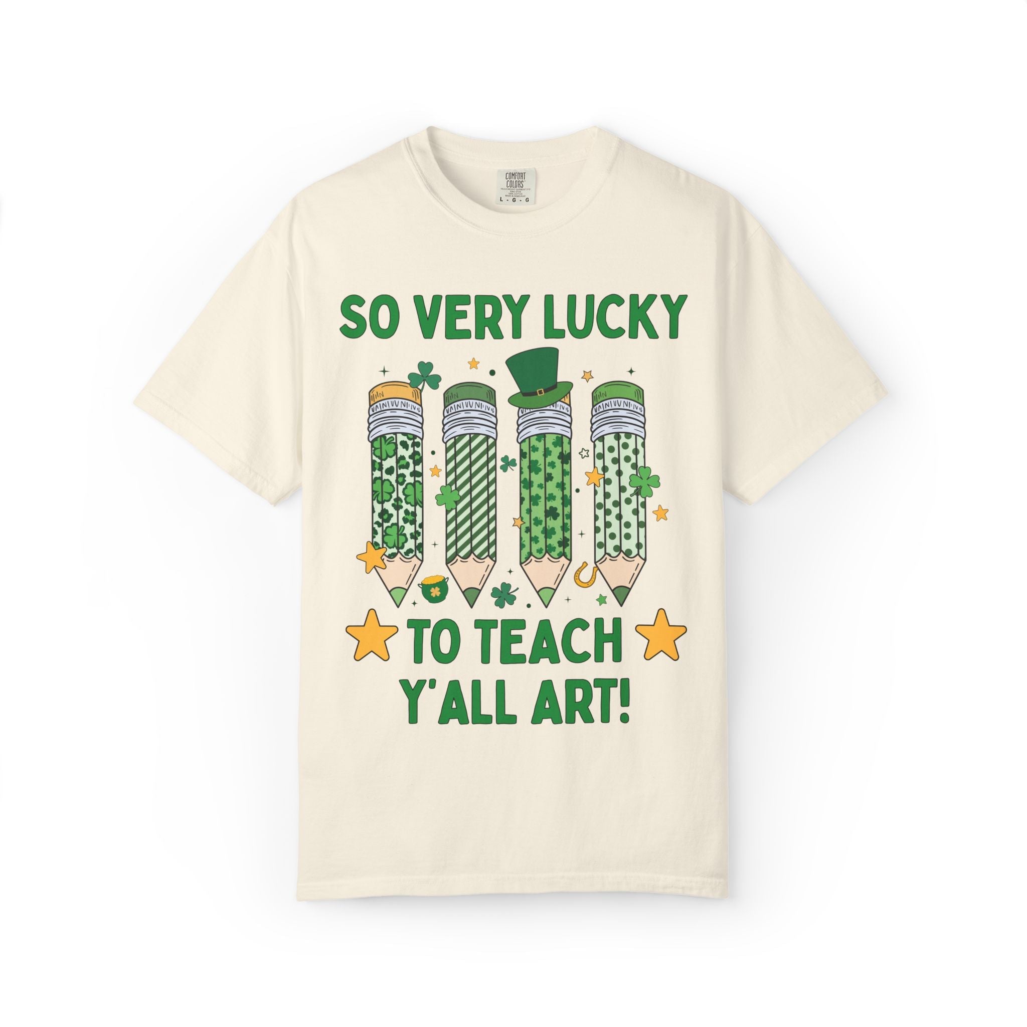 So Very Lucky To Teach Y'all Art Tee - Opal and June