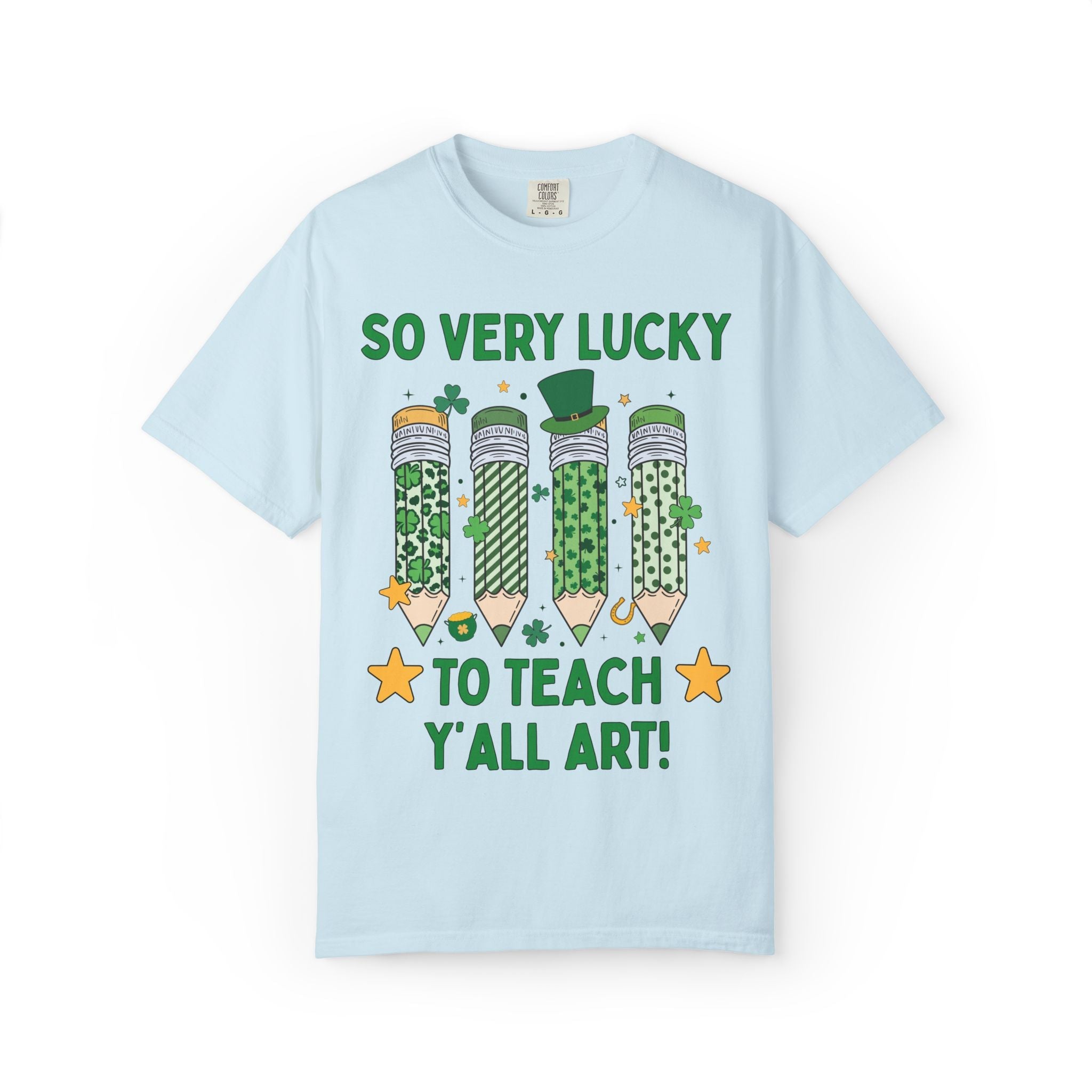 So Very Lucky To Teach Y'all Art Tee - Opal and June