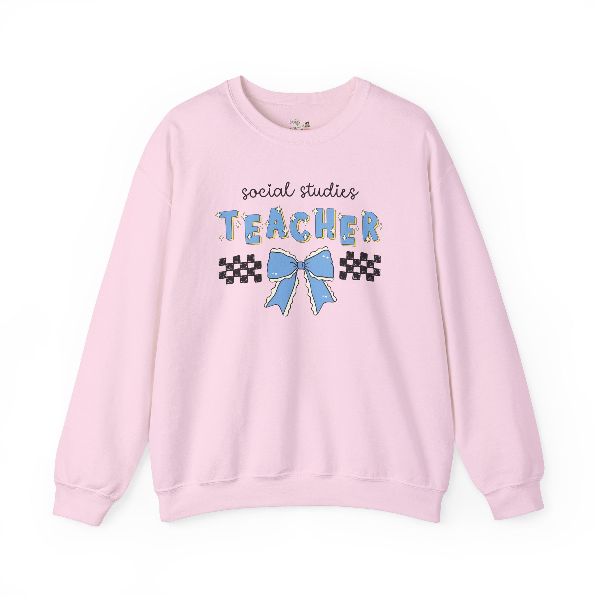 Social Studies Teacher Sweatshirt, Cute Congratulations Gift, New Social Studies Teacher, Graduation Gift, Back to School Matching Shirt - Opal and June