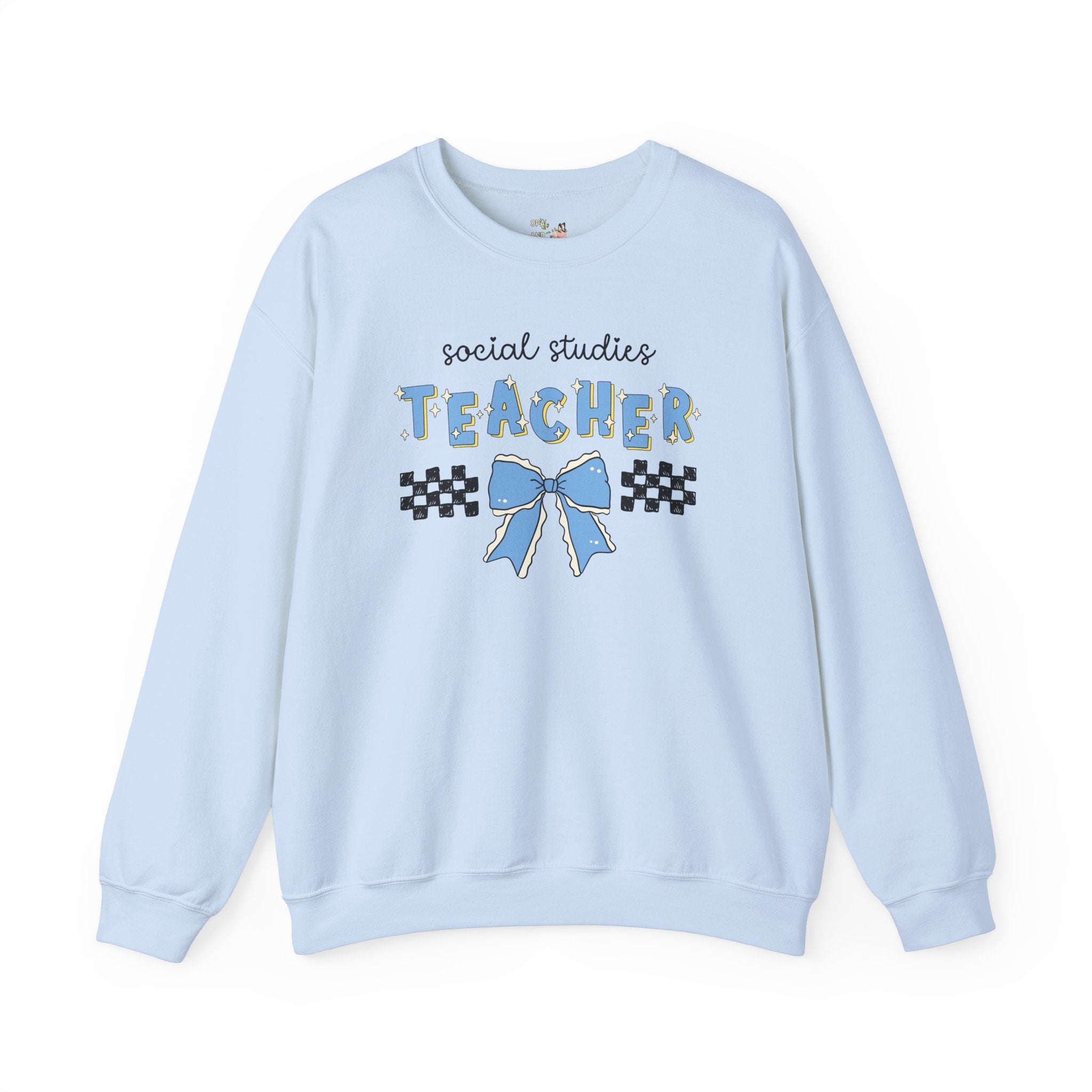 Social Studies Teacher Sweatshirt, Cute Congratulations Gift, New Social Studies Teacher, Graduation Gift, Back to School Matching Shirt - Opal and June
