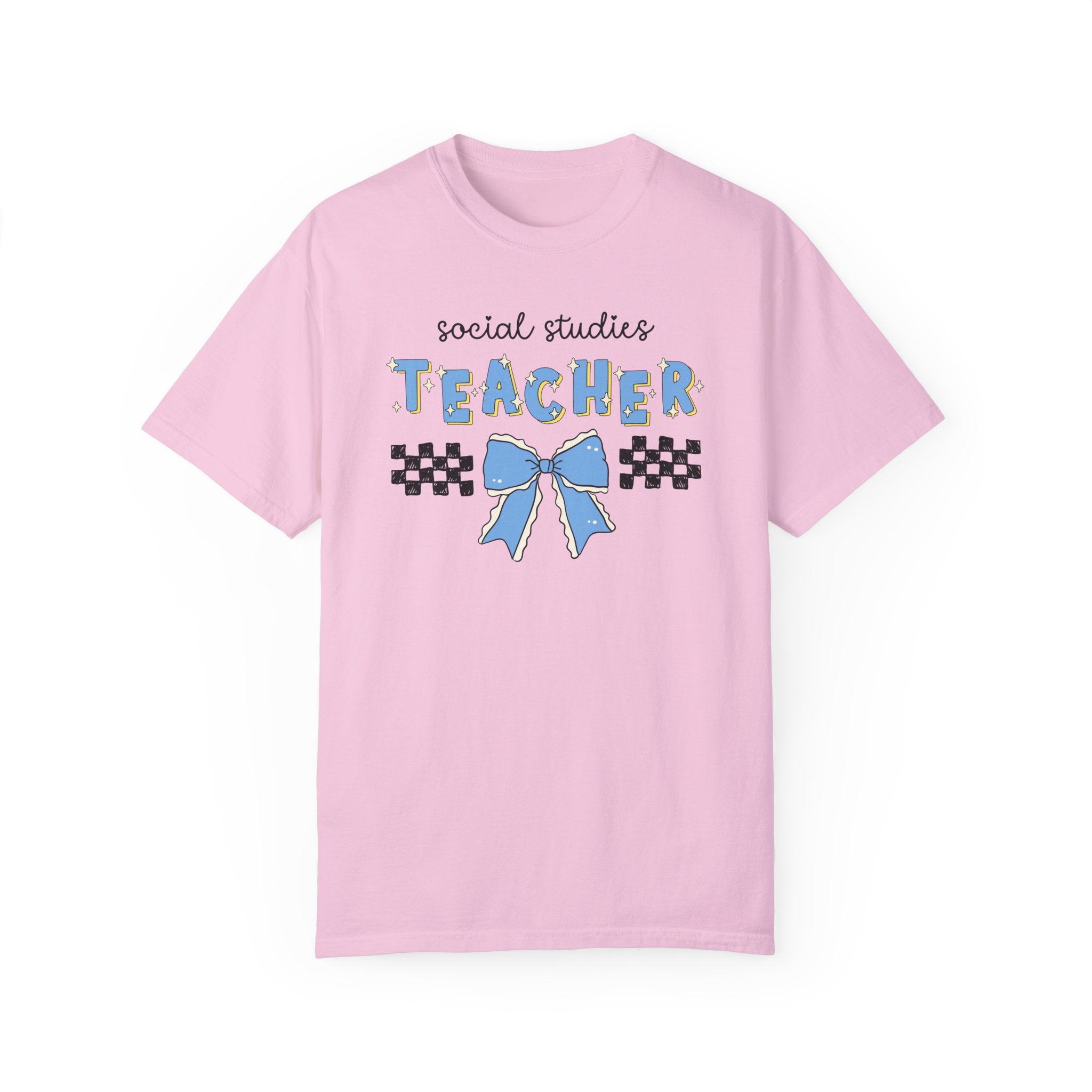 Social Studies Teacher T-Shirt, Cute Congratulations Gift for New Social Studies Teaching Job, Graduation Gift, Back to School Matching Tee - Opal and June