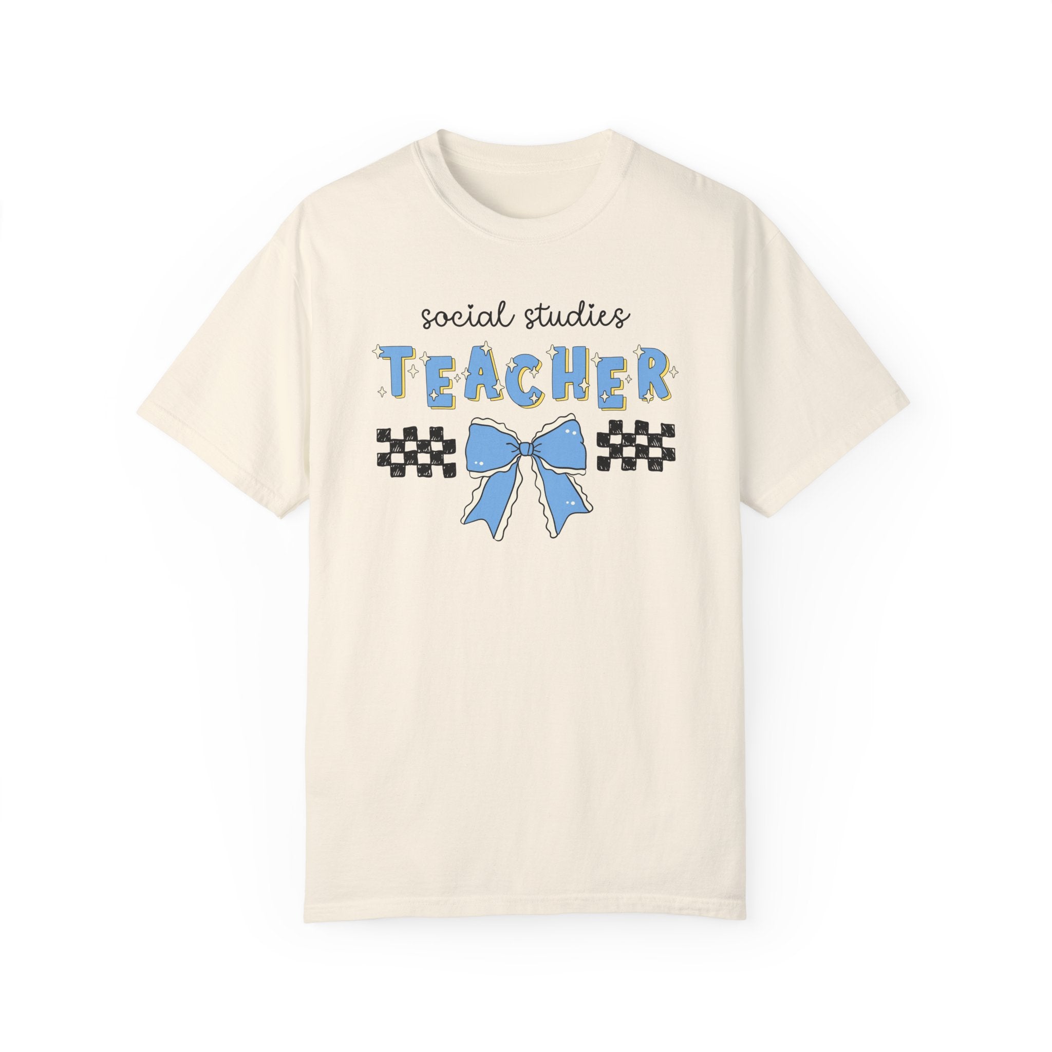 Social Studies Teacher T-Shirt, Cute Congratulations Gift for New Social Studies Teaching Job, Graduation Gift, Back to School Matching Tee - Opal and June