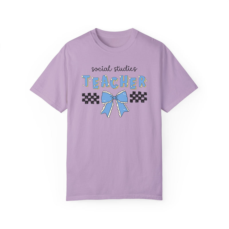 Social Studies Teacher T-Shirt, Cute Congratulations Gift for New Social Studies Teaching Job, Graduation Gift, Back to School Matching Tee - Opal and June
