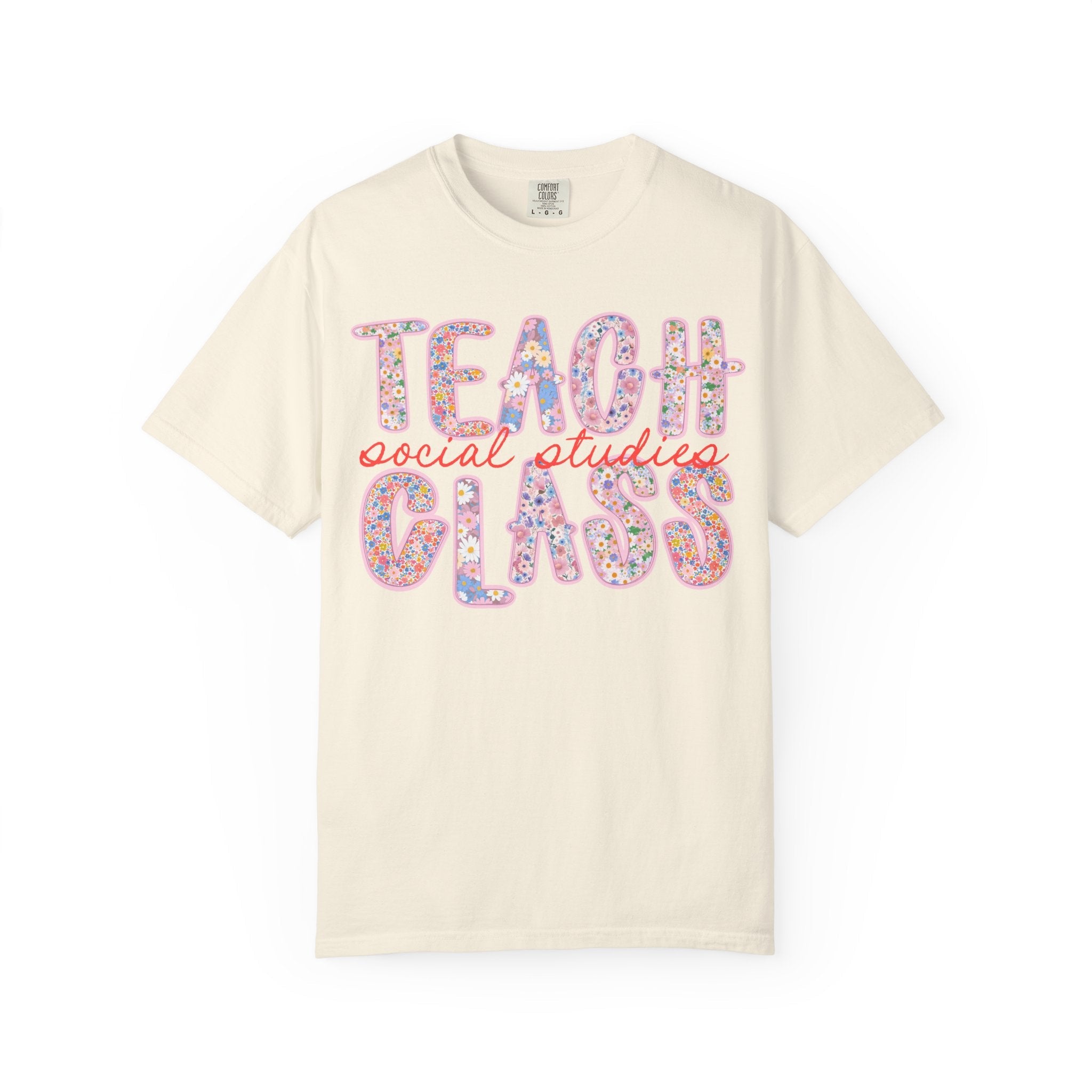 Social Studies Teacher Tee Shirt for High School History Department or Social Studies Teacher, Middle School Teacher, New Teacher Gift - Opal and June