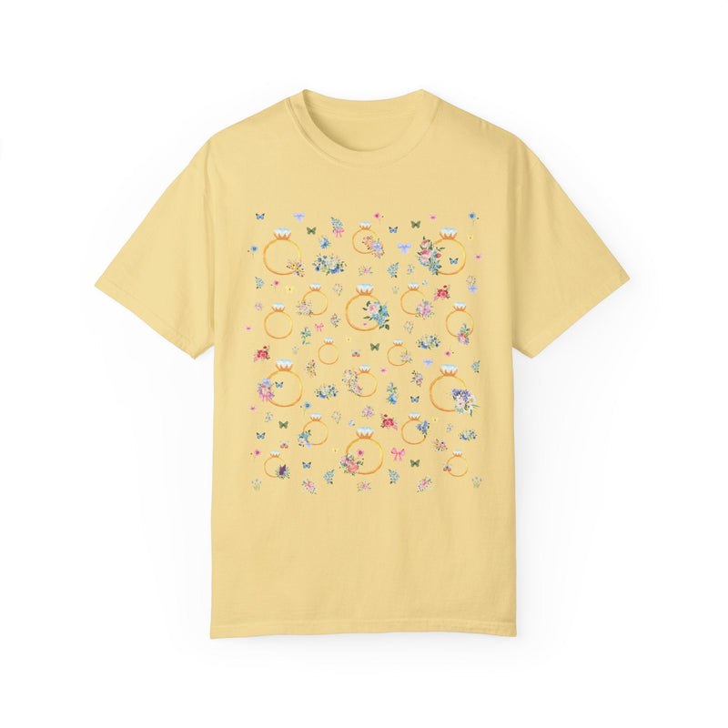 Soft Girl Style T-Shirt for Newly Engaged Bride - Opal and June
