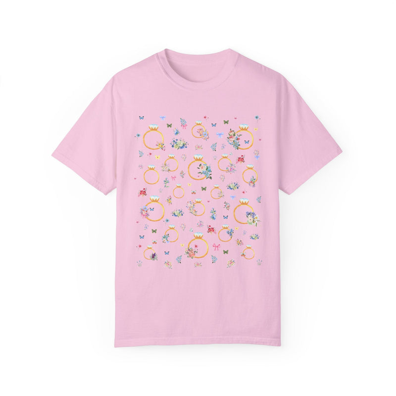 Soft Girl Style T-Shirt for Newly Engaged Bride - Opal and June